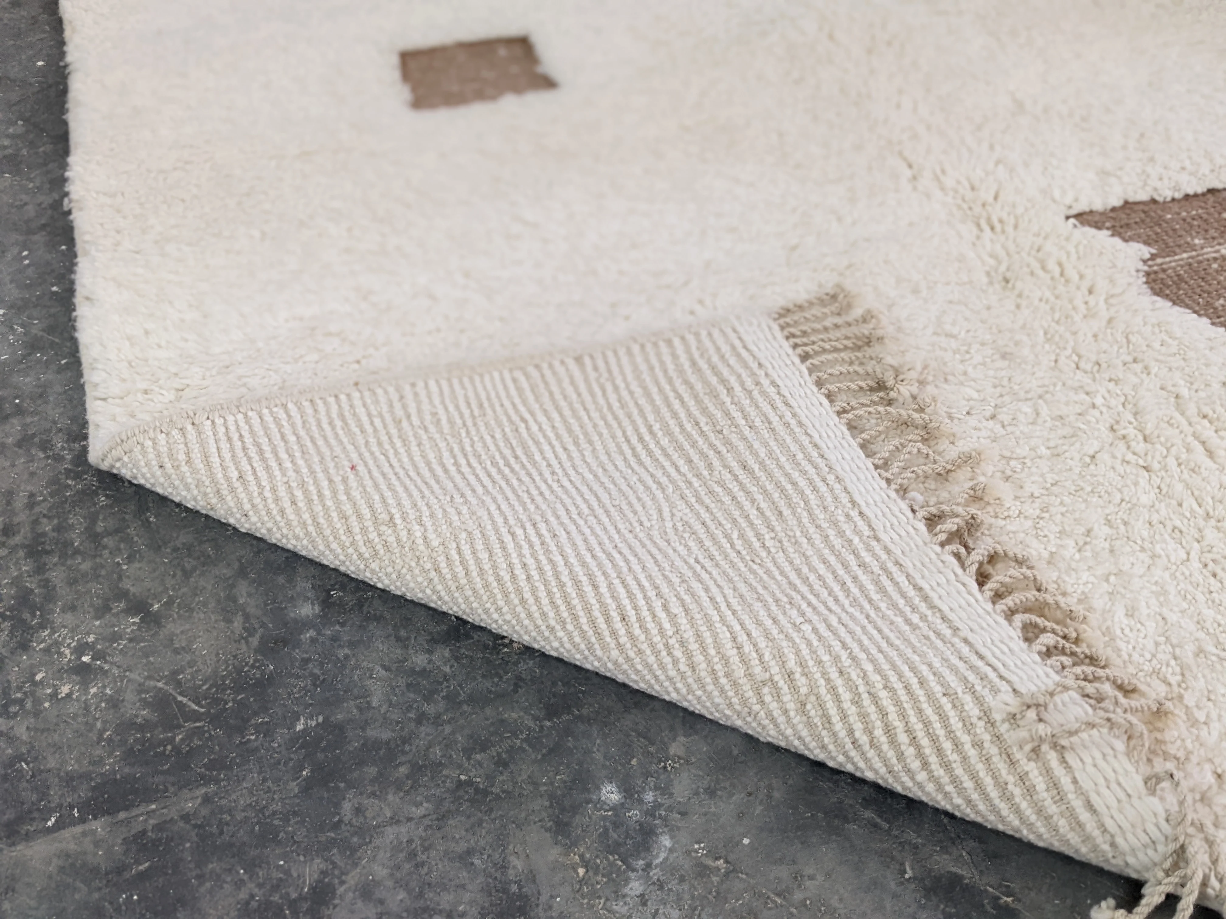 LARGE Beni Ouarain Rug, 285 x 210 cm || 9,35 x 6,89 feet, G-390 - Image 5