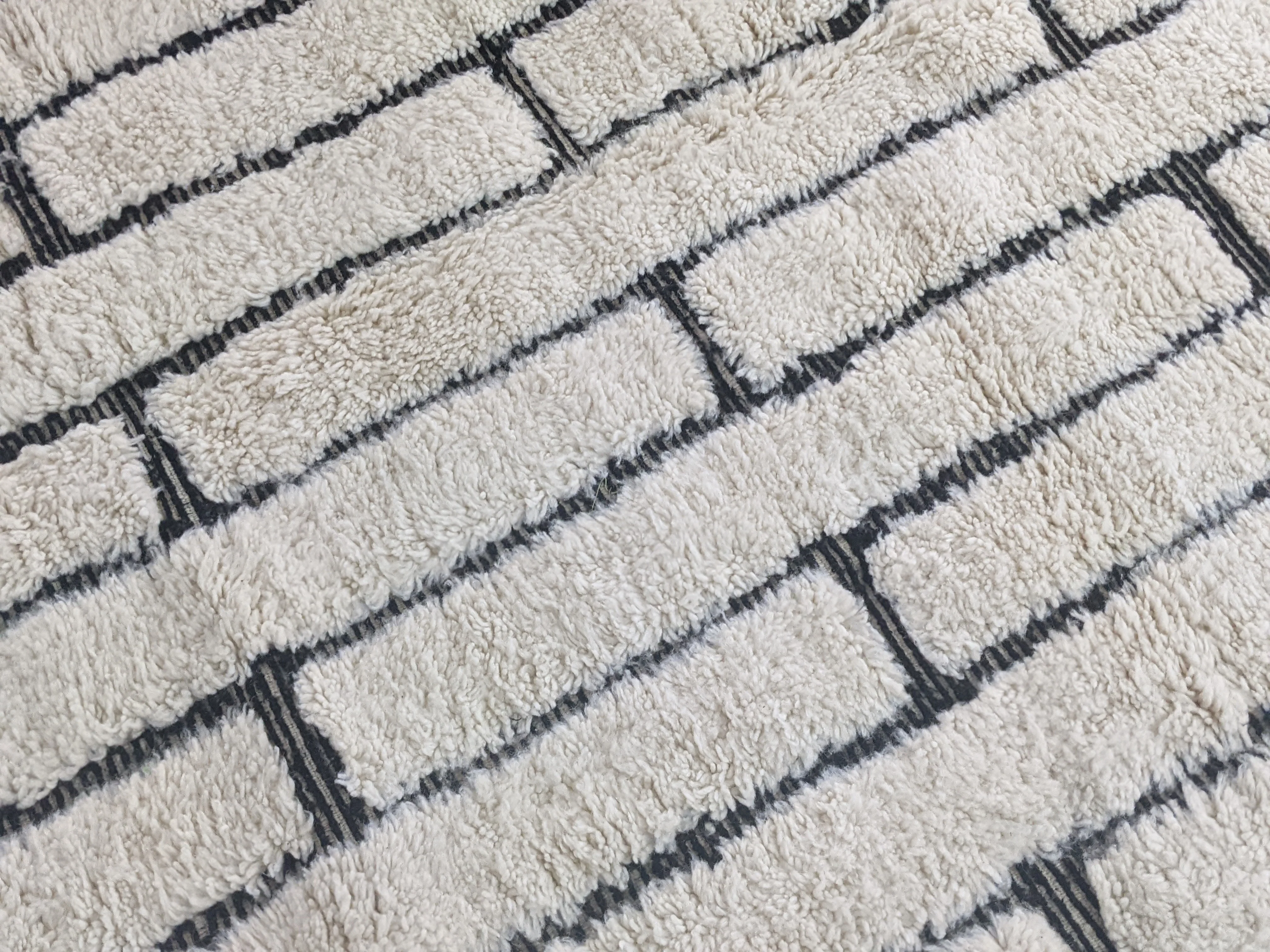 LARGE Beni Ouarain Rug, 285 x 215 cm || 9,35 x 7,05 feet, G-339 - Image 5
