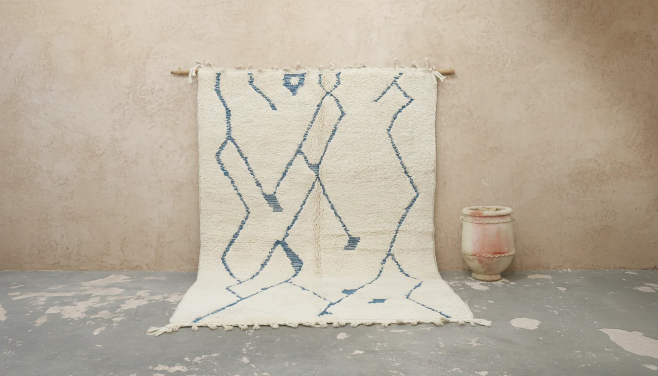 LARGE Beni Ouarain Rug, 295 x 205 cm, GO-935