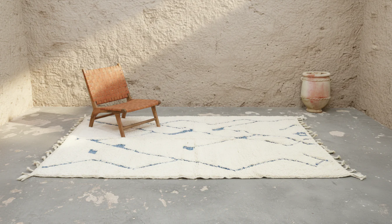 LARGE Beni Ouarain Rug, 295 x 205 cm, GO-935 - Image 4