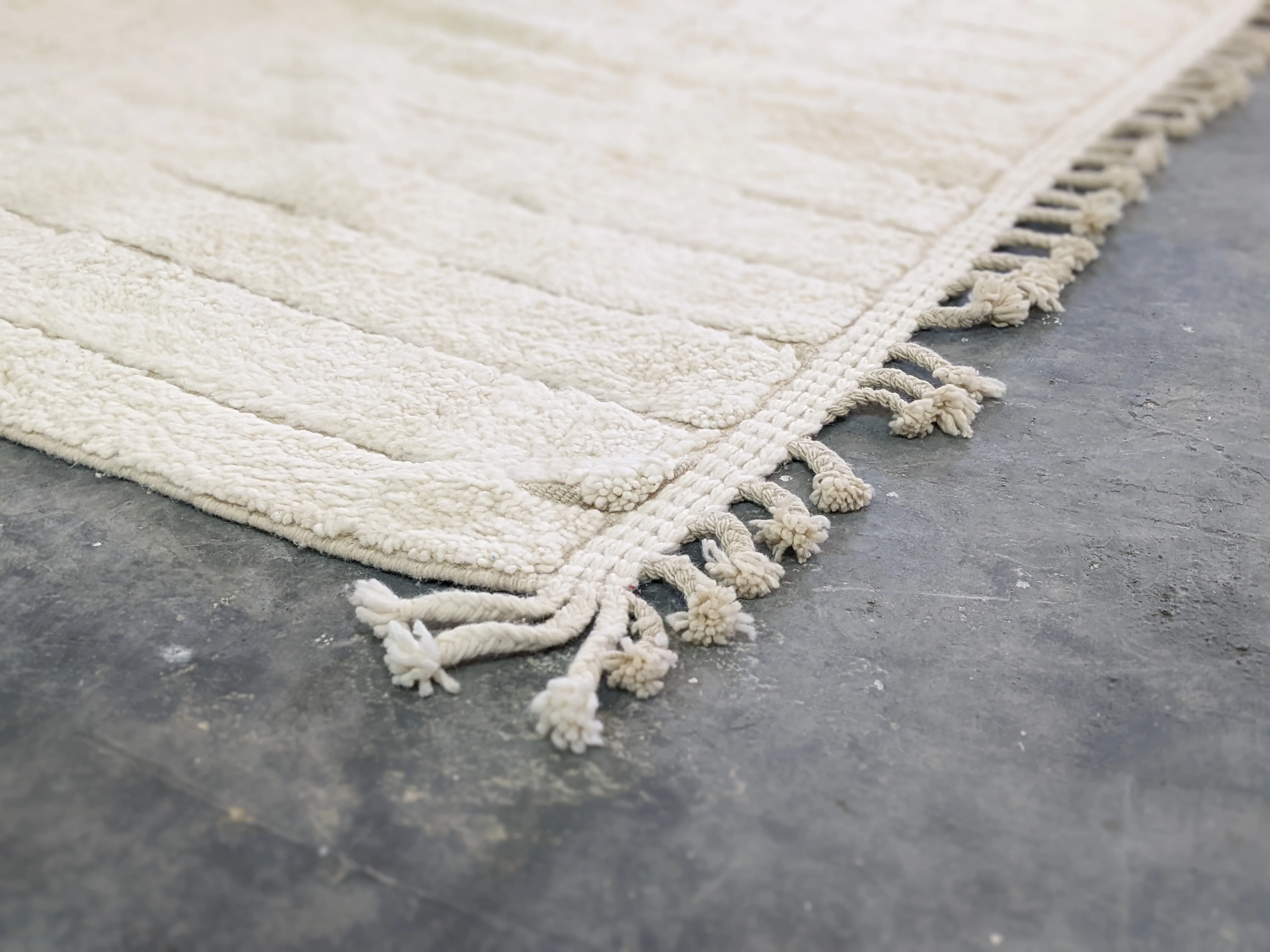 LARGE Beni Ouarain Rug, 295 x 210 cm || 9,68 x 6,89 feet, G-354 - Image 2