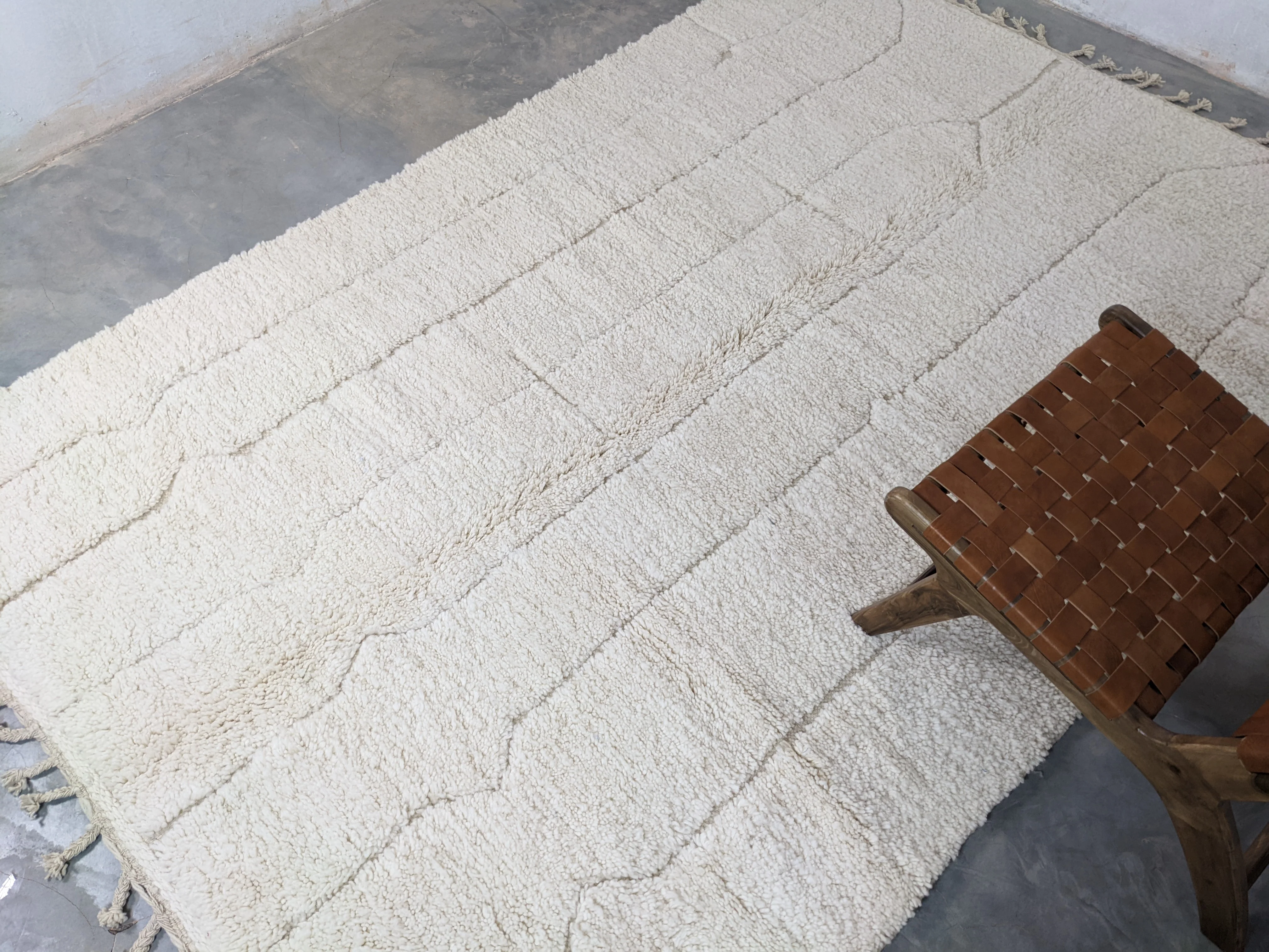 LARGE Beni Ouarain Rug, 300 x 200 cm || 9,84 x 6,56 feet, G-276 - Image 3