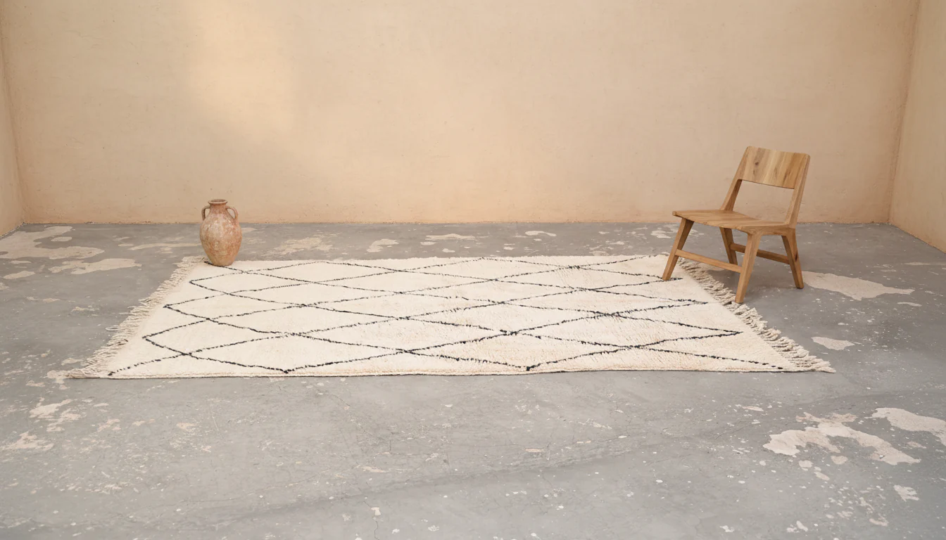 LARGE Beni Ouarain Rug, 300 x 200 cm, GO-901 - Image 2