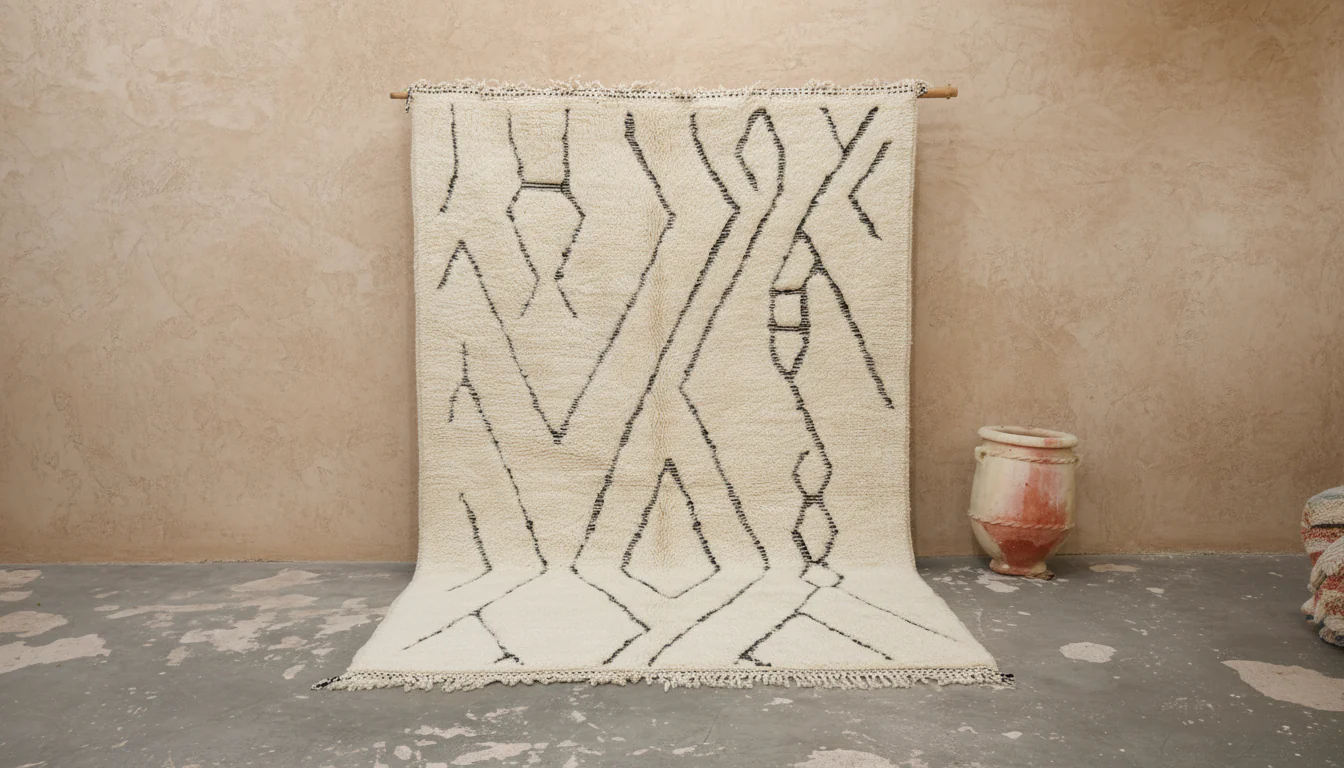 LARGE Beni Ouarain Rug, 300 x 210 cm, GO-916