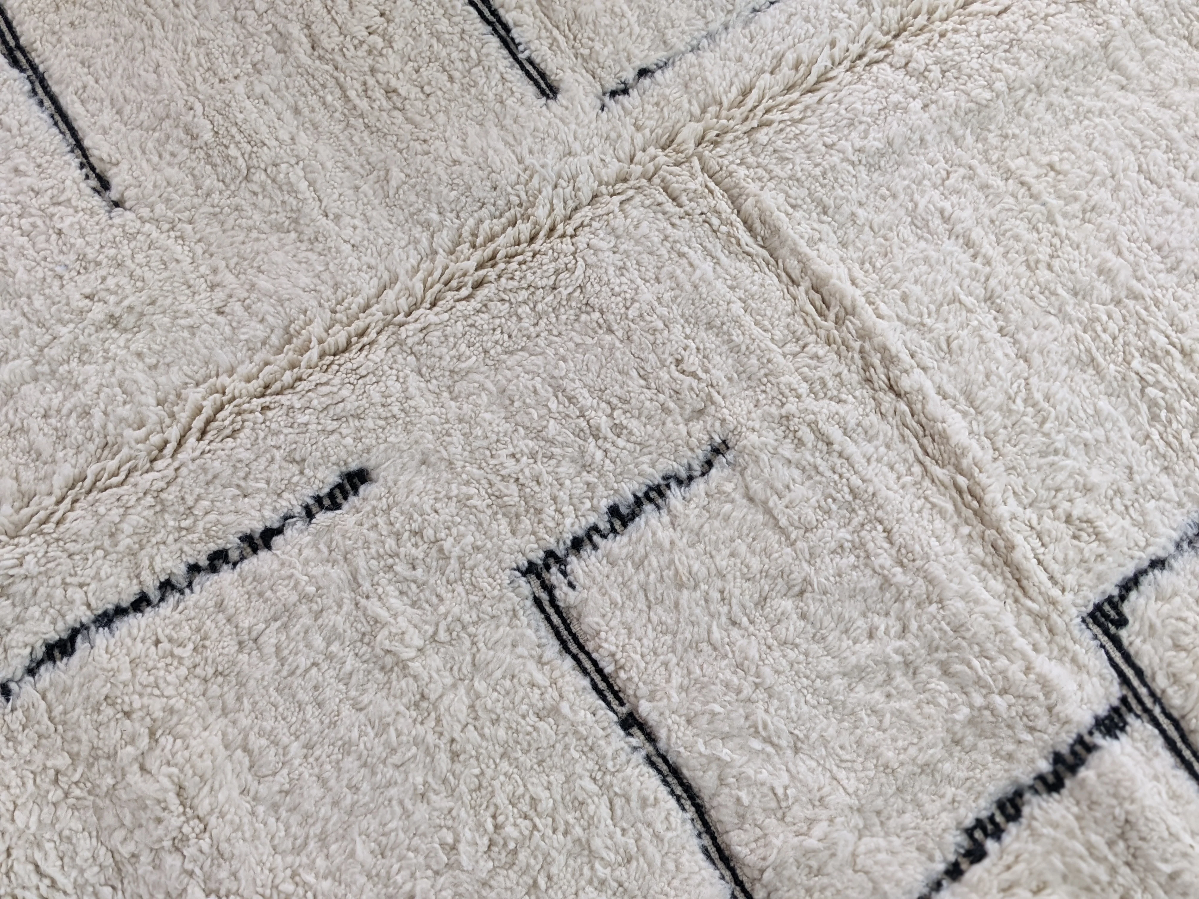 LARGE Beni Ouarain Rug, 305 x 215 cm || 10,01 x 7,05 feet, G-322 - Image 5