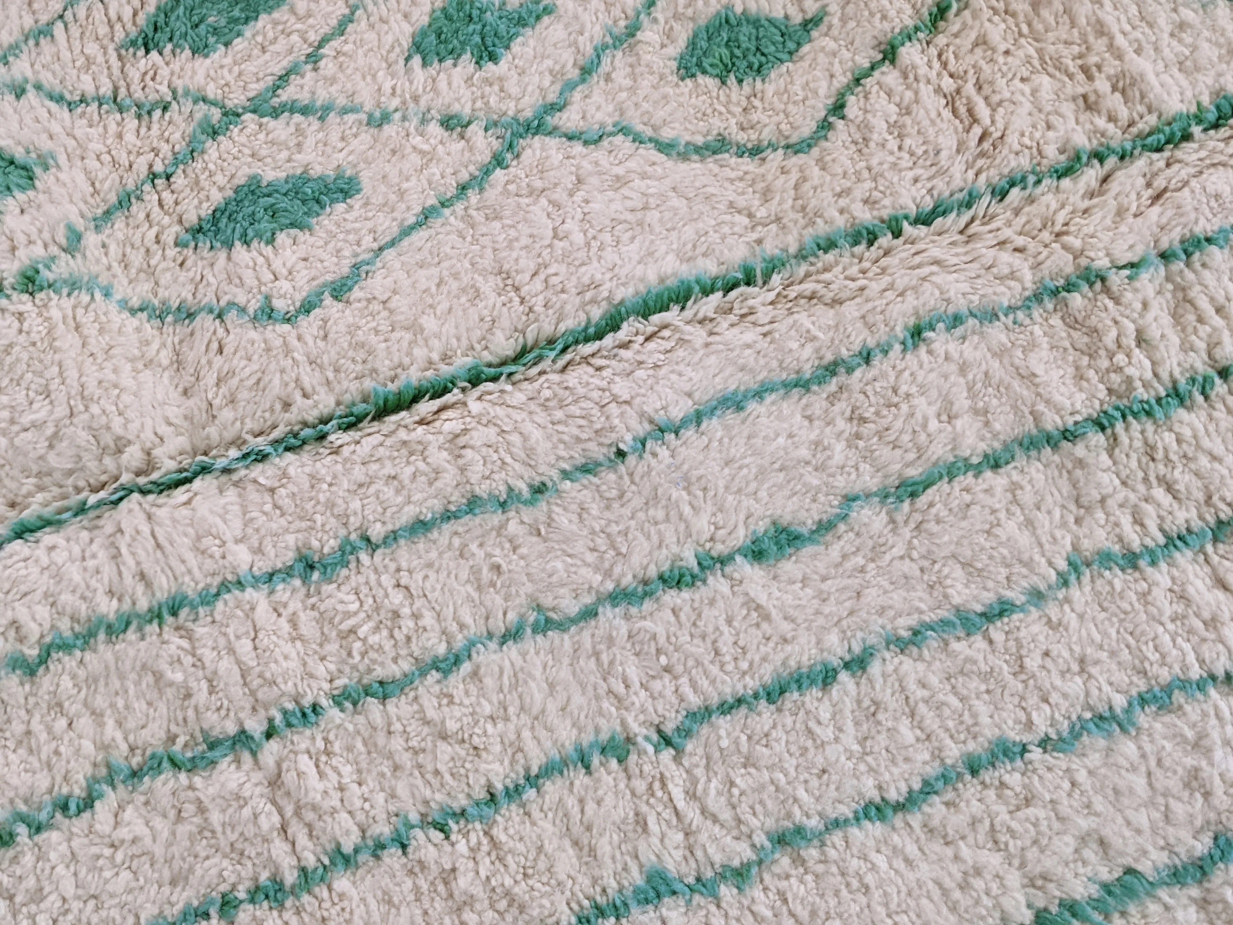 LARGE Beni Ouarain Rug, 310 x 195 cm || 10,17 x 6,4 feet, G-362 - Image 4