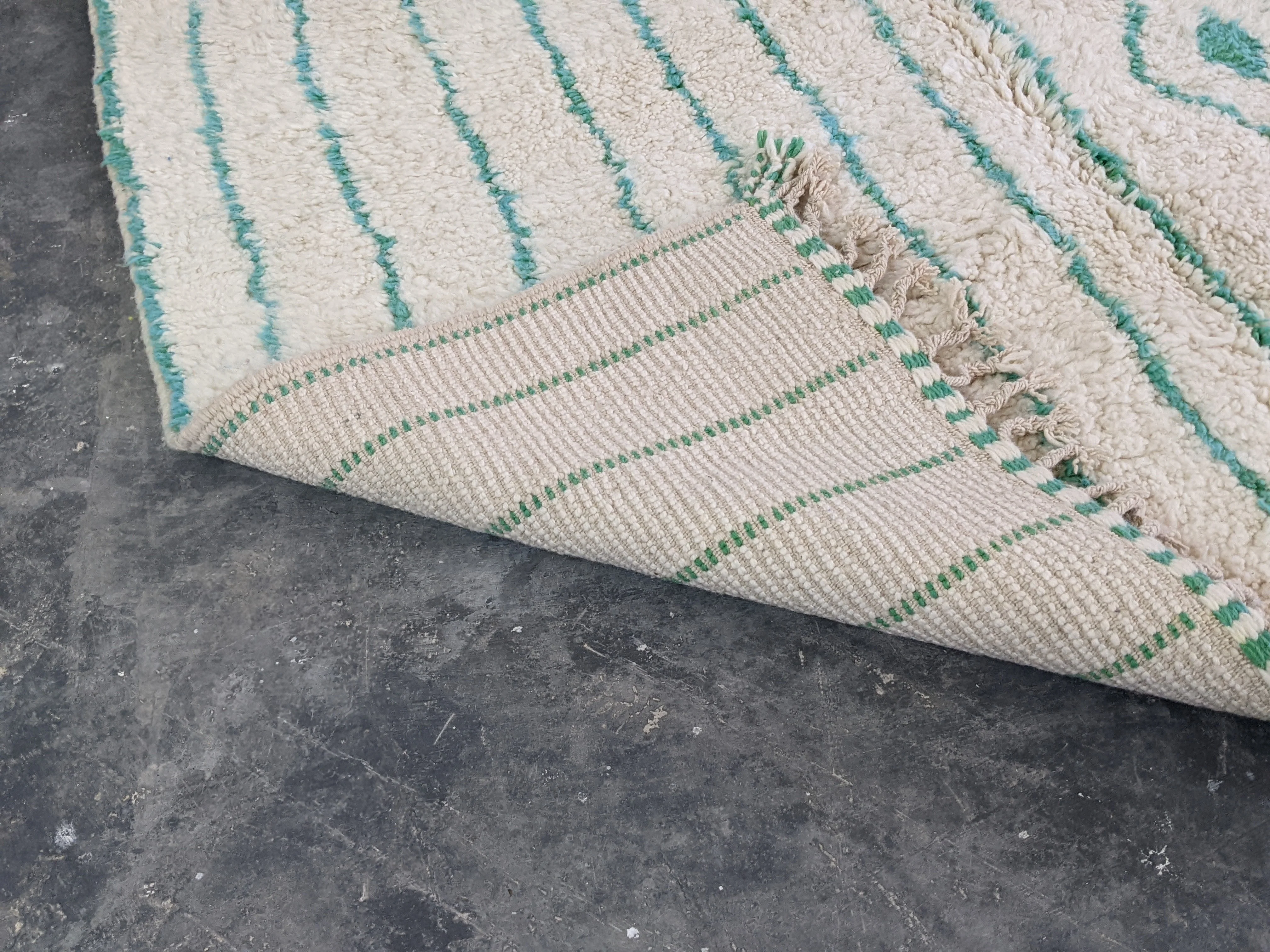 LARGE Beni Ouarain Rug, 310 x 195 cm || 10,17 x 6,4 feet, G-362 - Image 5