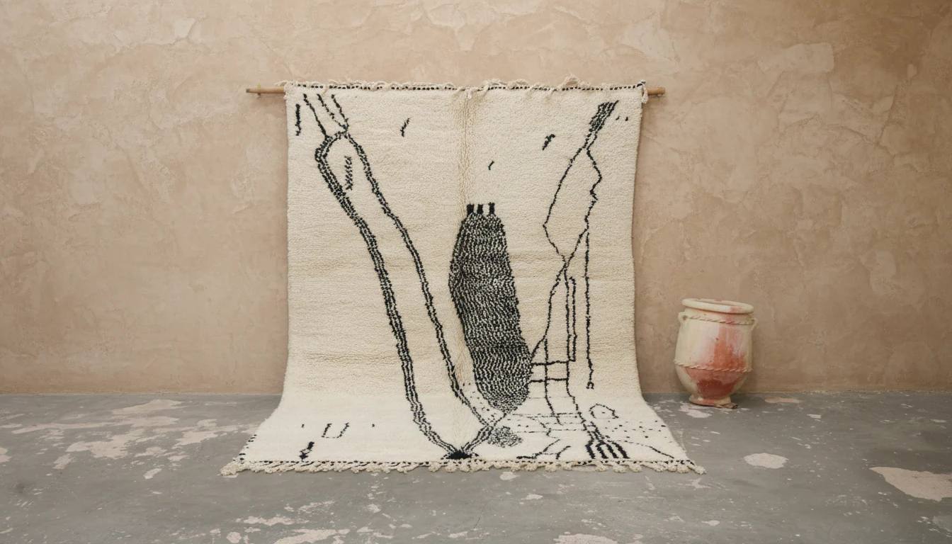 LARGE Beni Ouarain Rug, 310 x 205 cm, GO-920