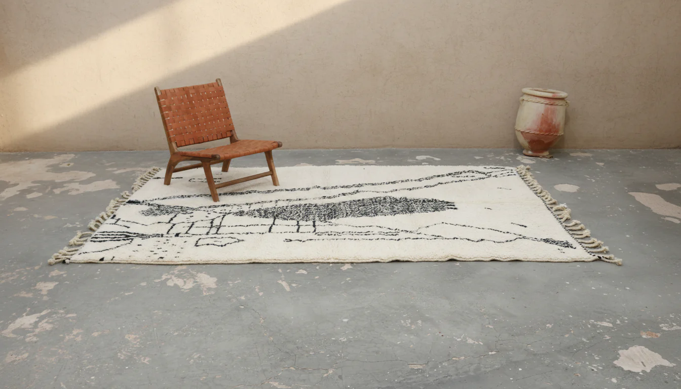 LARGE Beni Ouarain Rug, 310 x 205 cm, GO-920 - Image 2