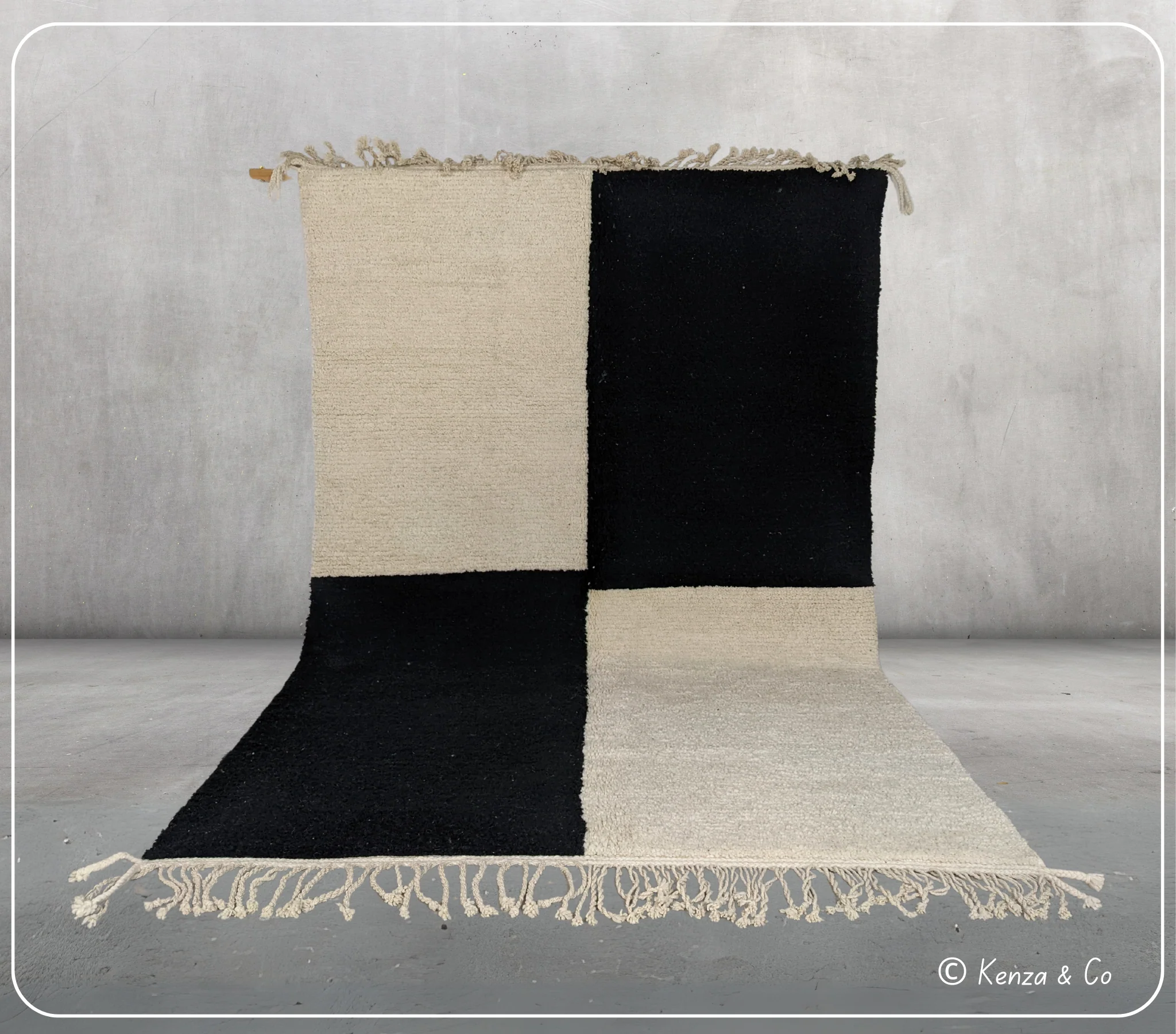 LARGE Beni Ouarain Rug, 310 x 210 cm || 10,17 x 6,89 feet, G-244