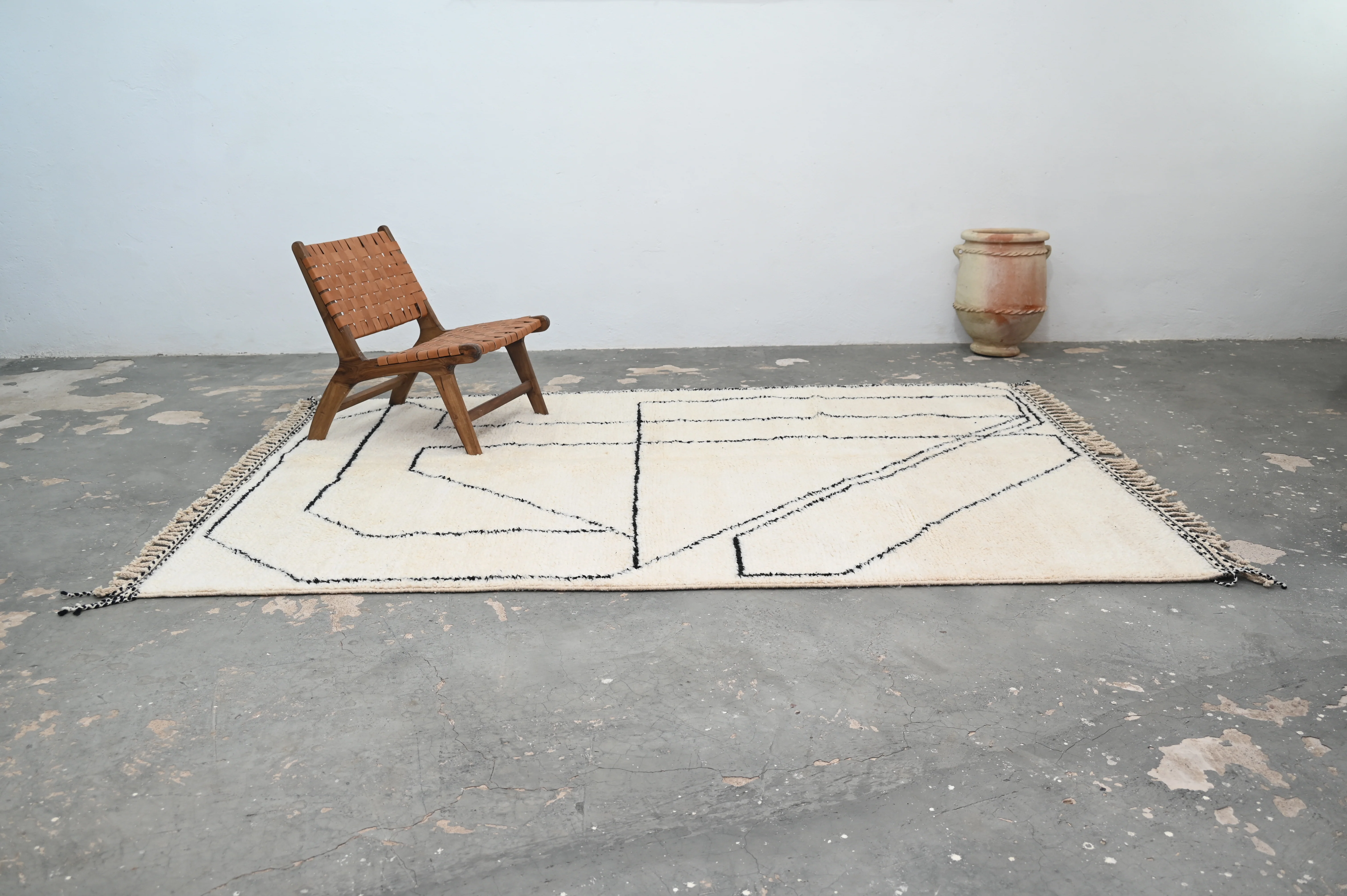 LARGE Beni Ouarain Rug, 310 x 210 cm, GO-854 - Image 9