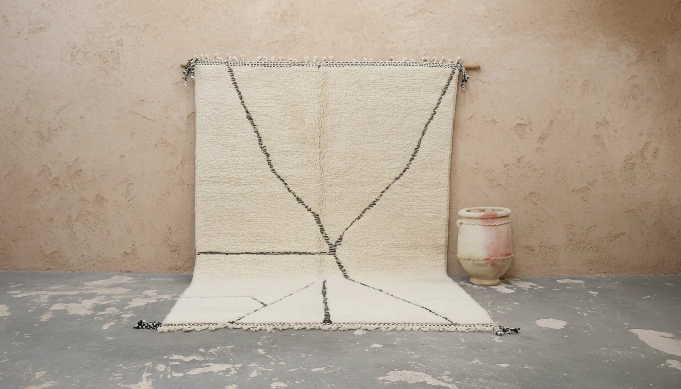 LARGE Beni Ouarain Rug, 310 x 210 cm, GO-926