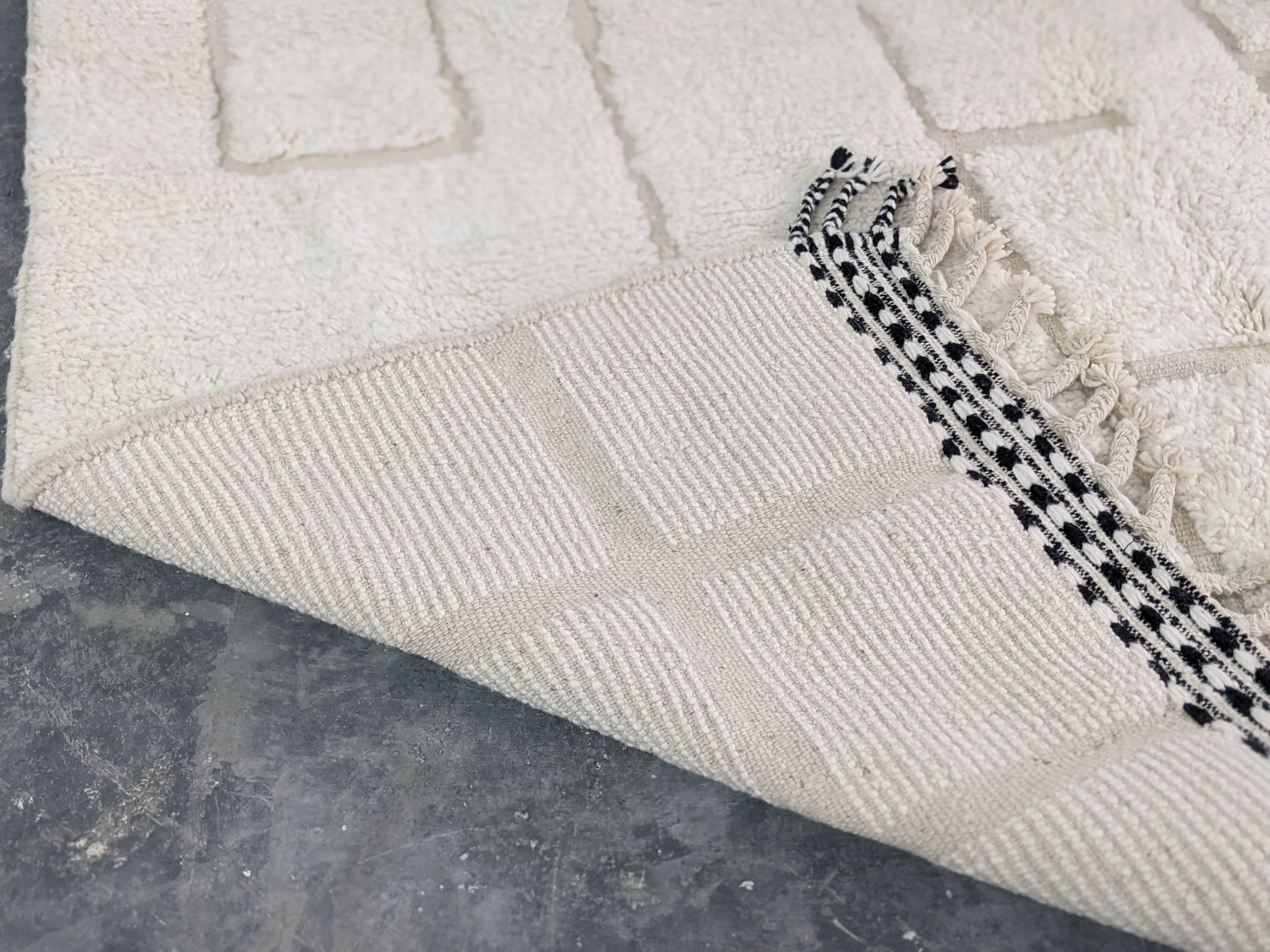 LARGE Beni Ouarain Rug, 310 x 215 cm || 10,17 x 7,05 feet, G-352 - Image 5
