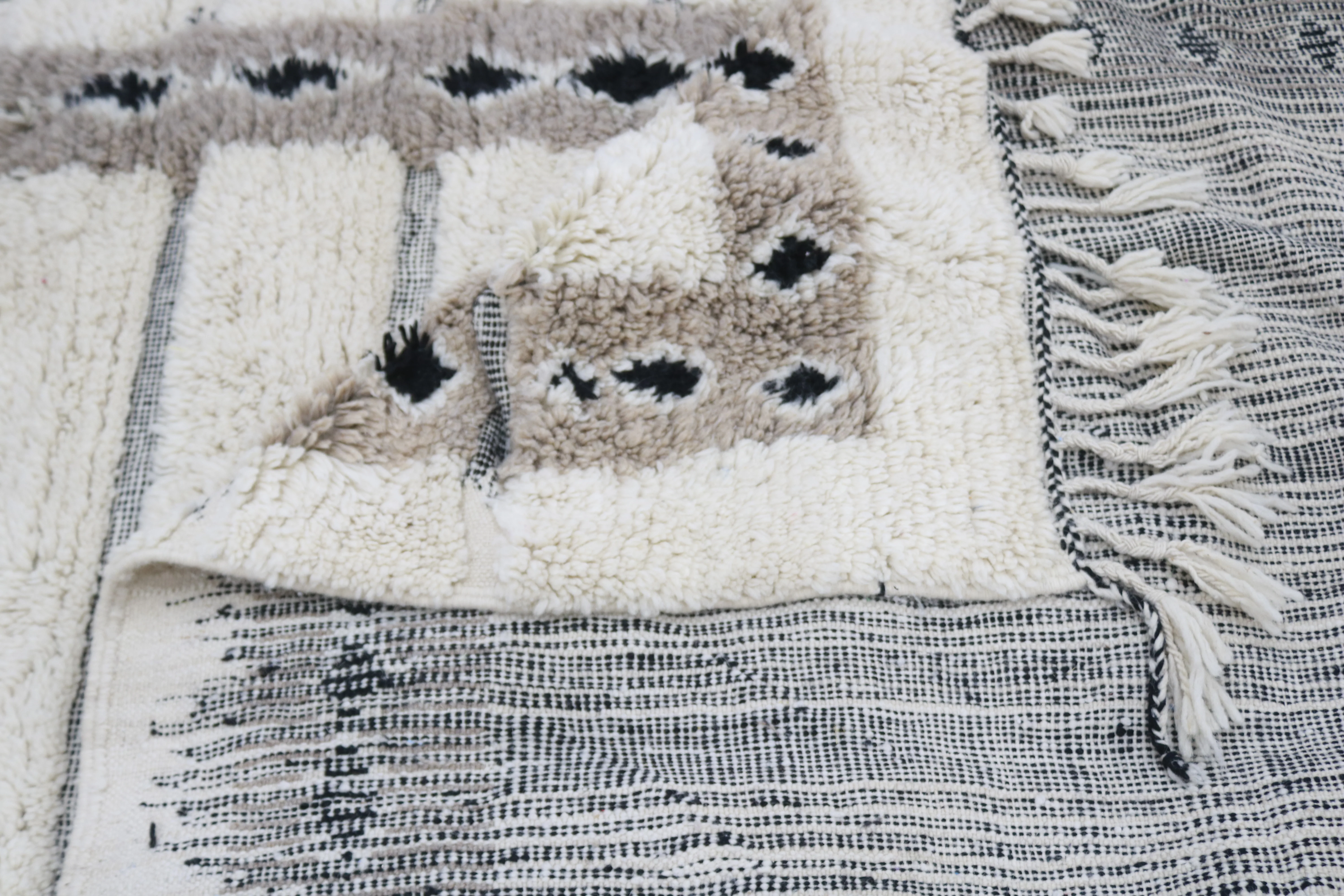 Large Beni Ouarain Rug 320×190 cm - Ivory / Warm beige / Soft brown, GO-953 - Image 6