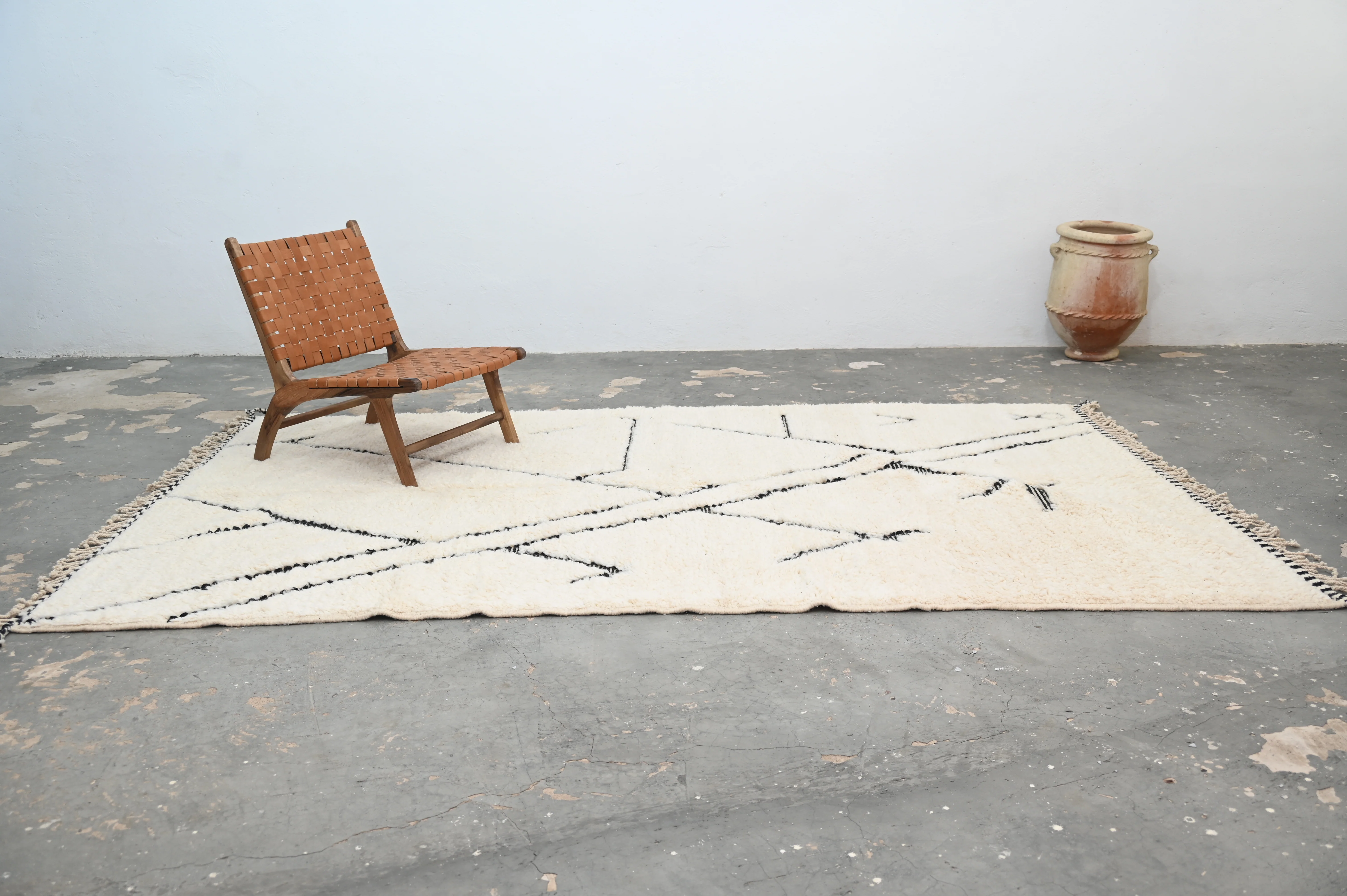LARGE Beni Ouarain Rug, 330 x 200 cm, GO-805 - Image 9