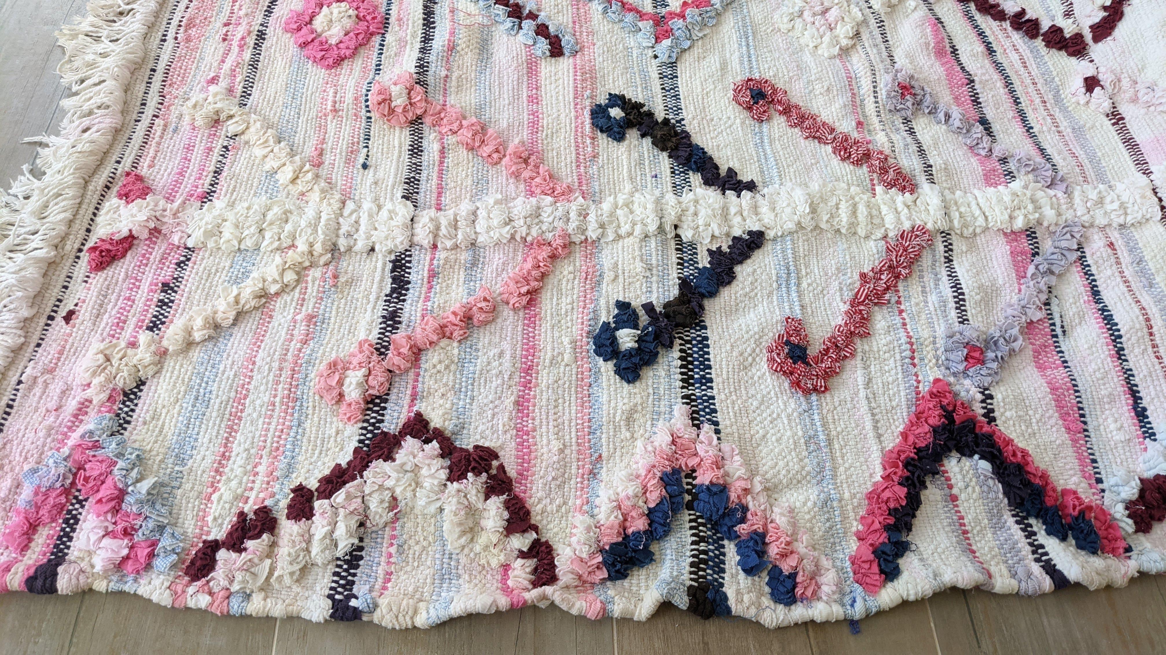 Large Boucherouite Rug, 275 x 170 cm || 9.02 x 5.58 feet - Image 7