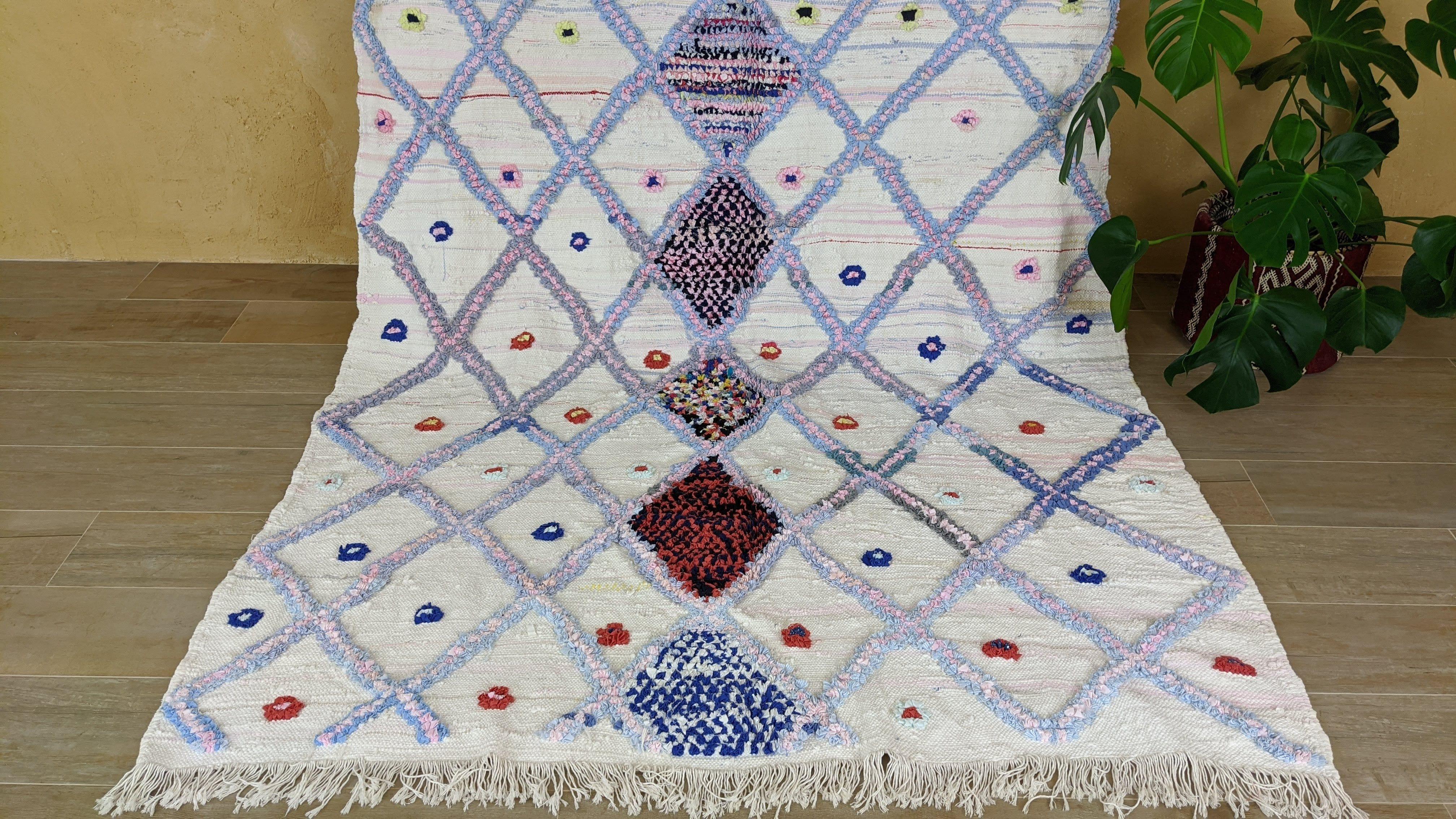 Large Boucherouite Rug, 280 x 170 cm || 9.19 x 5.58 feet - Image 5
