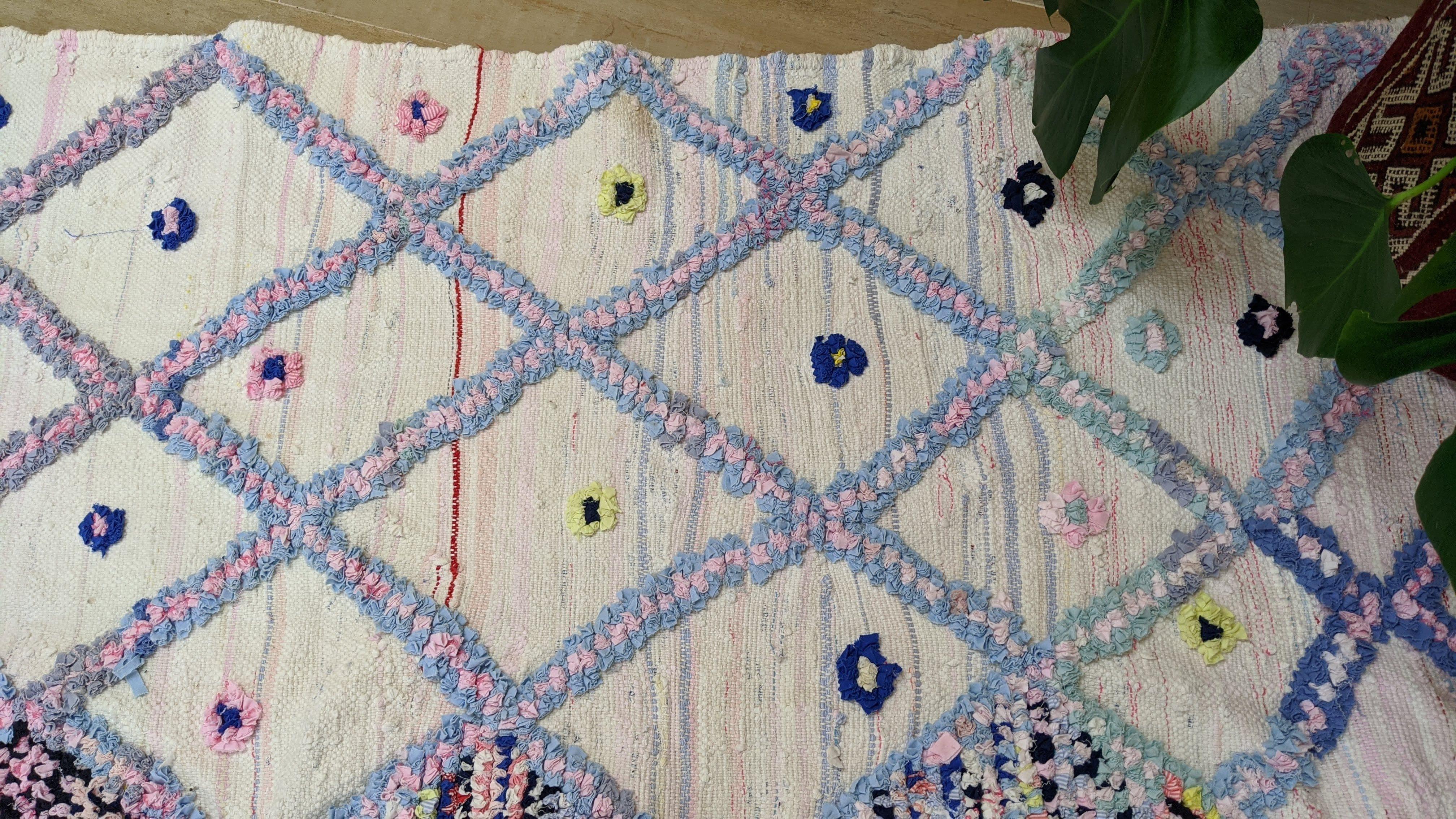Large Boucherouite Rug, 280 x 170 cm || 9.19 x 5.58 feet - Image 6