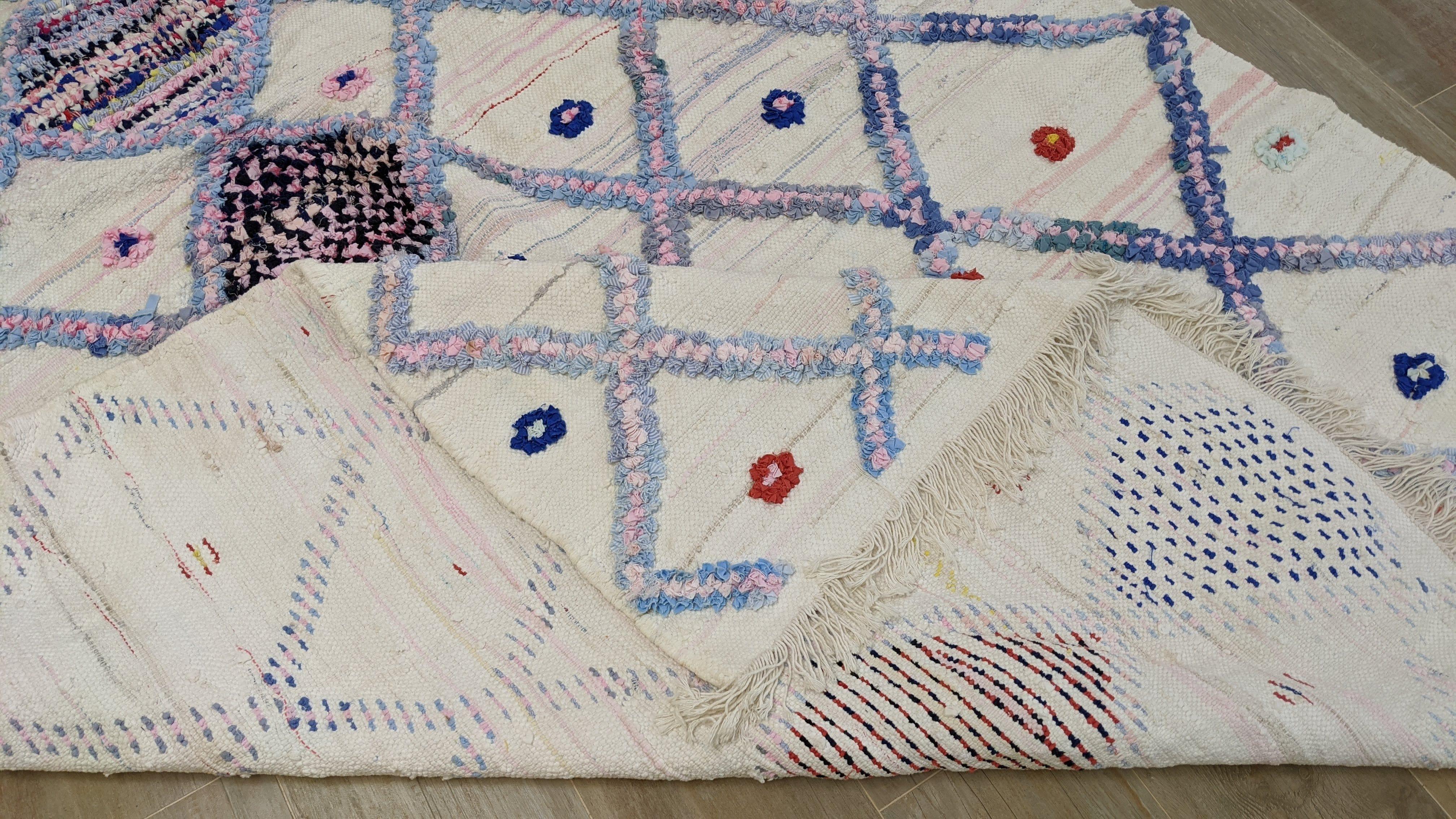 Large Boucherouite Rug, 280 x 170 cm || 9.19 x 5.58 feet - Image 9