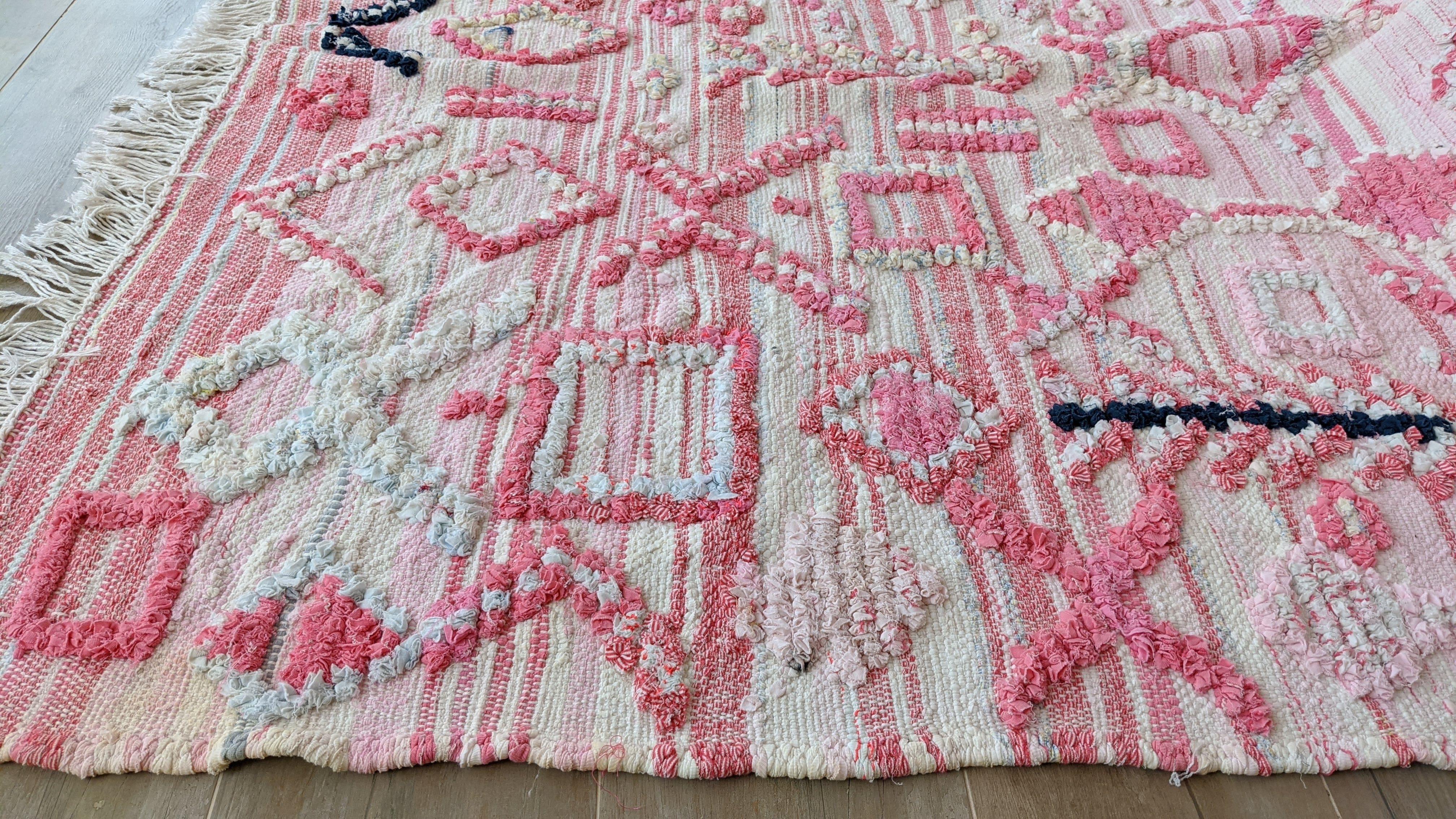 Large Boucherouite Rug, 295 x 155 cm || 9.68 x 5.09 feet - Image 5