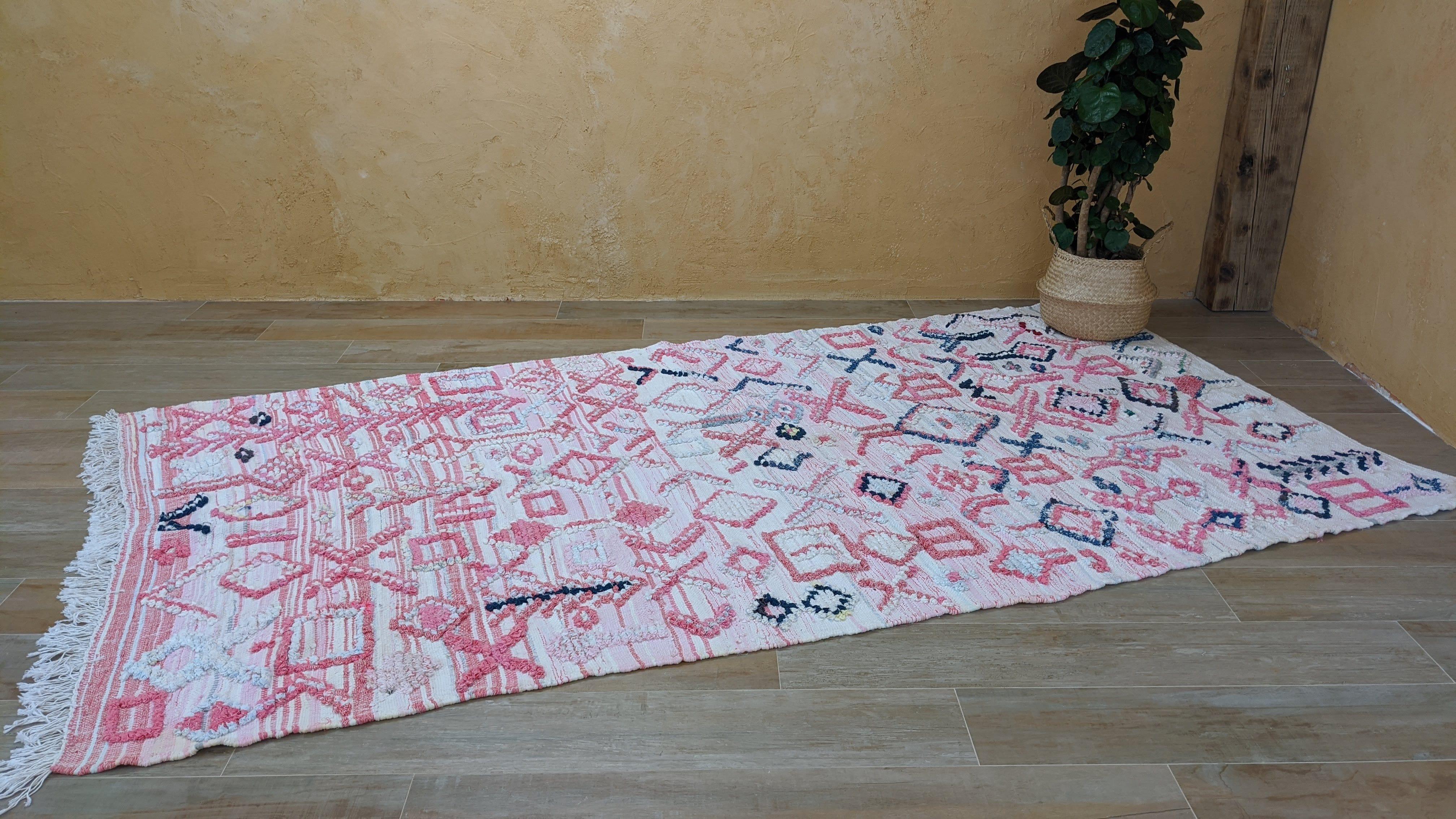 Large Boucherouite Rug, 295 x 155 cm || 9.68 x 5.09 feet - Image 6