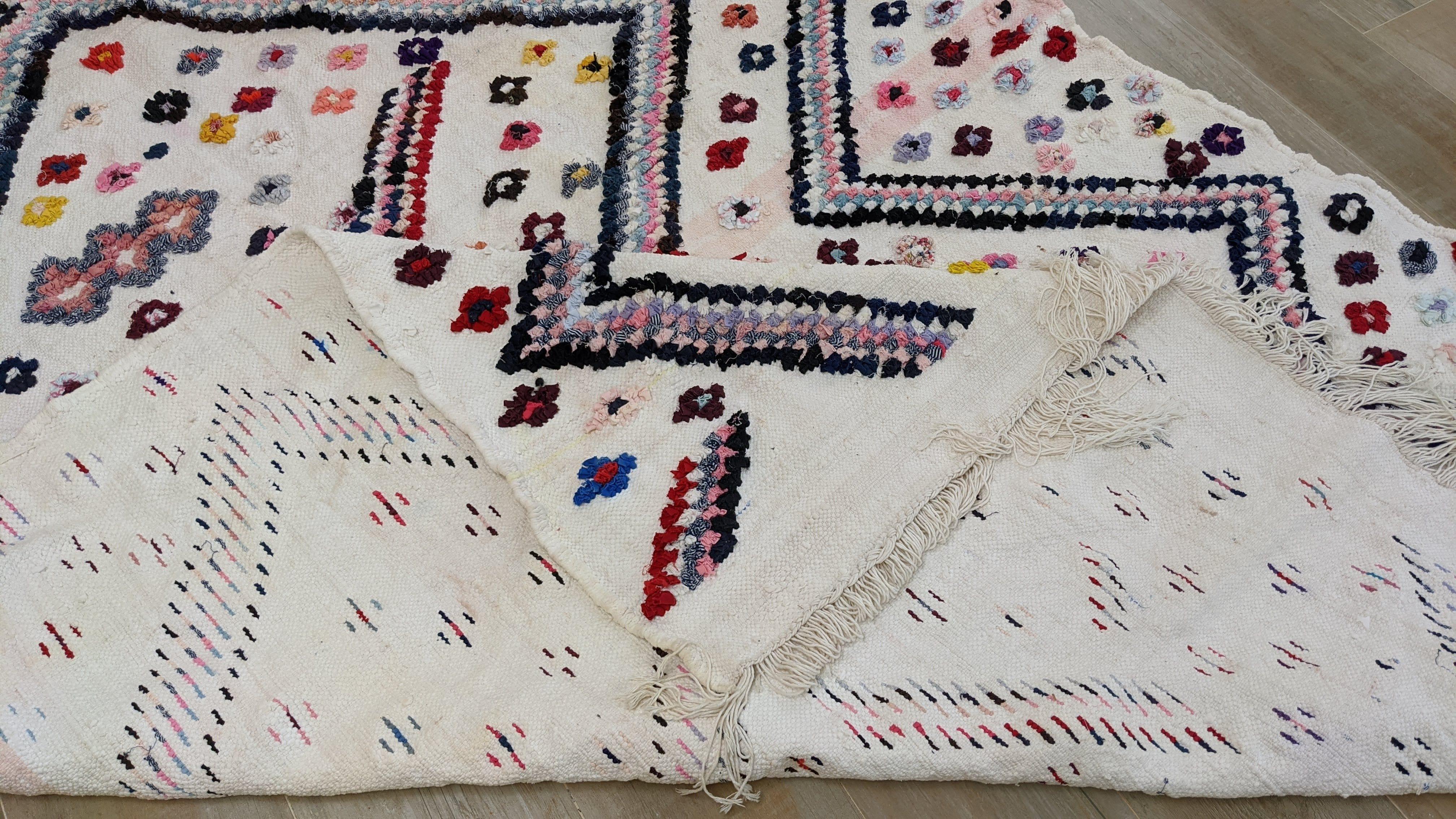 Large Boucherouite Rug, 295 x 183 cm || 9.68 x 6 feet - Image 11