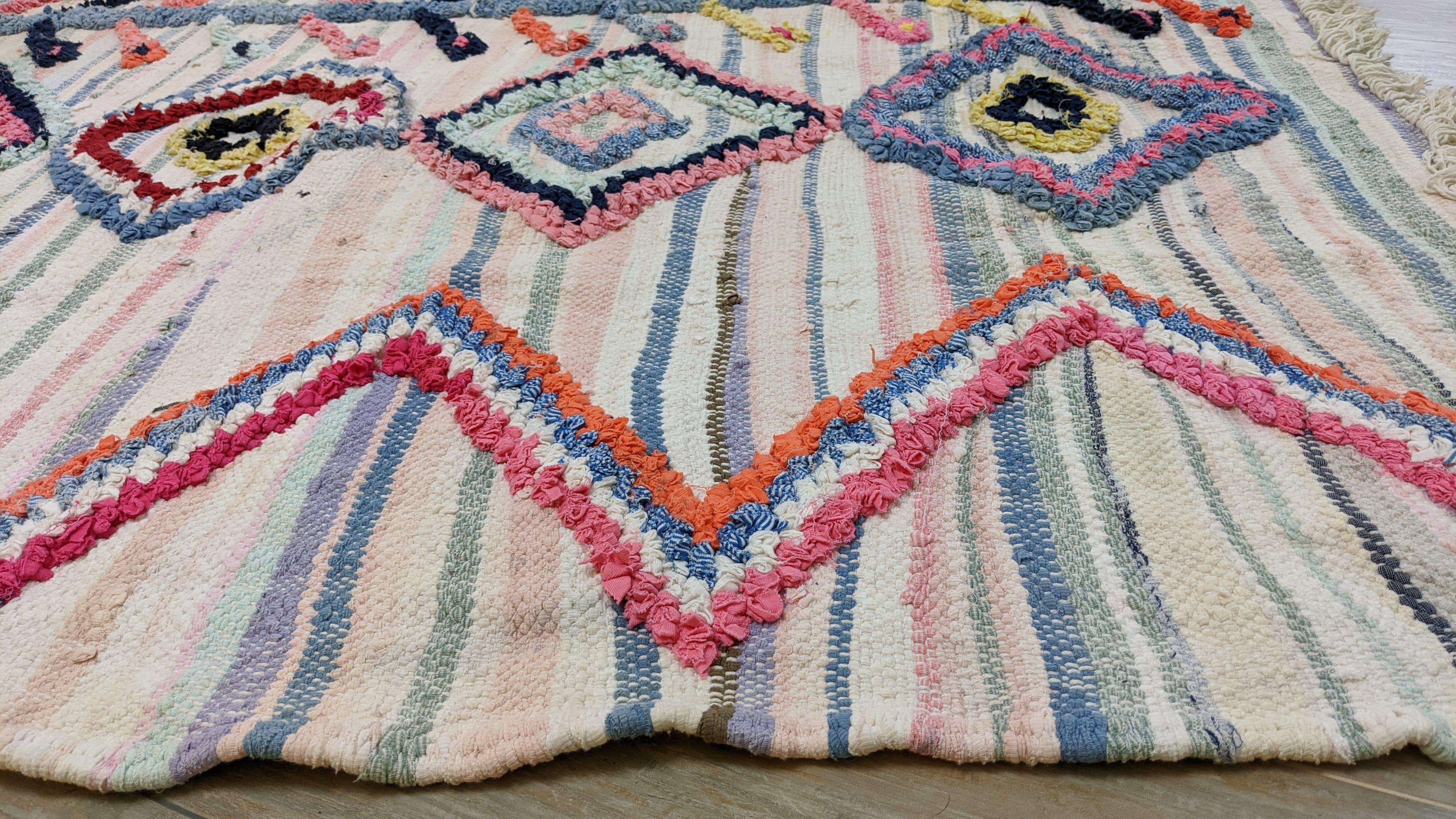Large Boucherouite Rug, 300 x 175 cm || 9.84 x 5.74 feet - Image 10