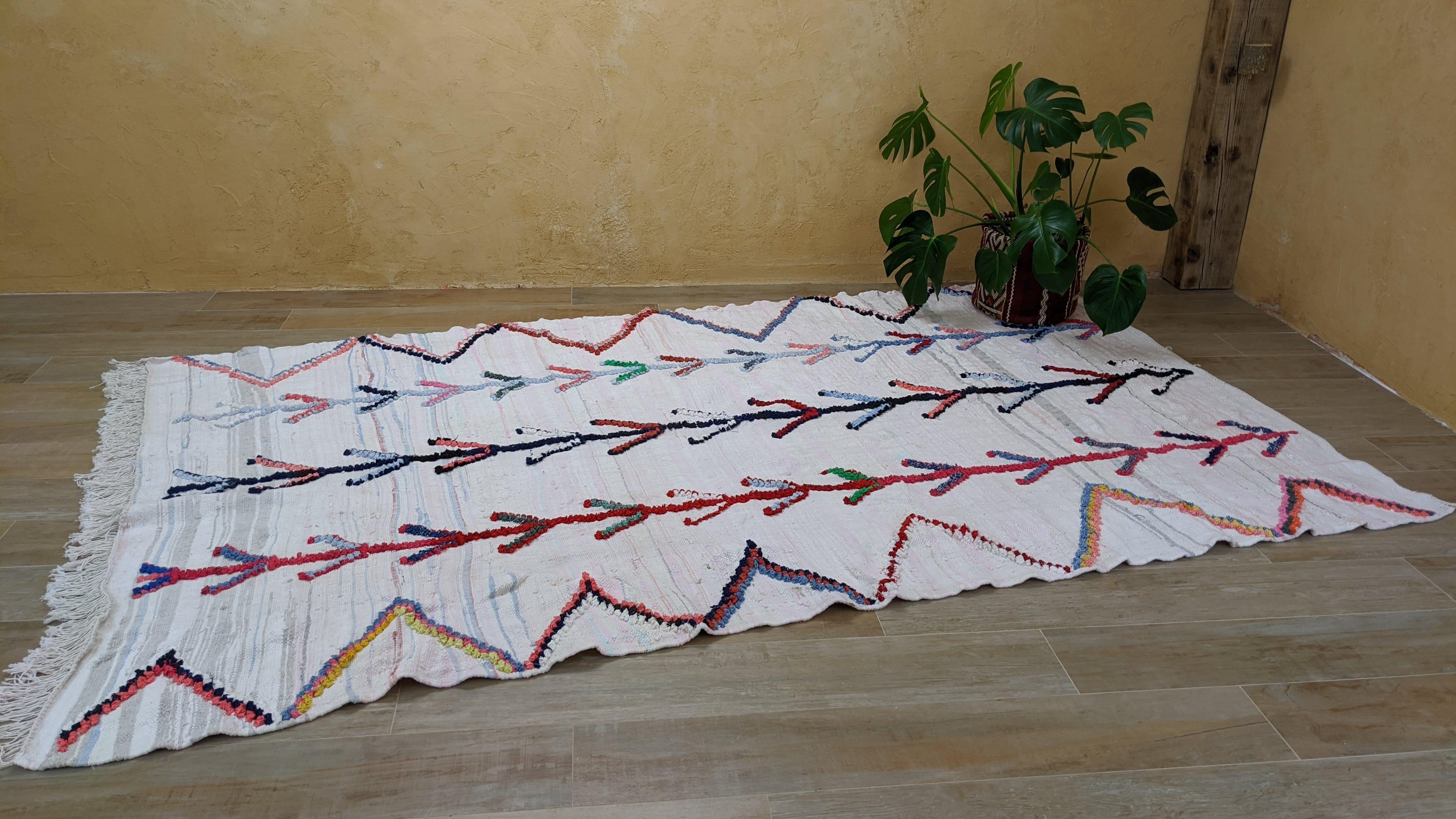 Large Boucherouite Rug, 290 x 180 cm || 9.51 x 5.91 feet - Image 6