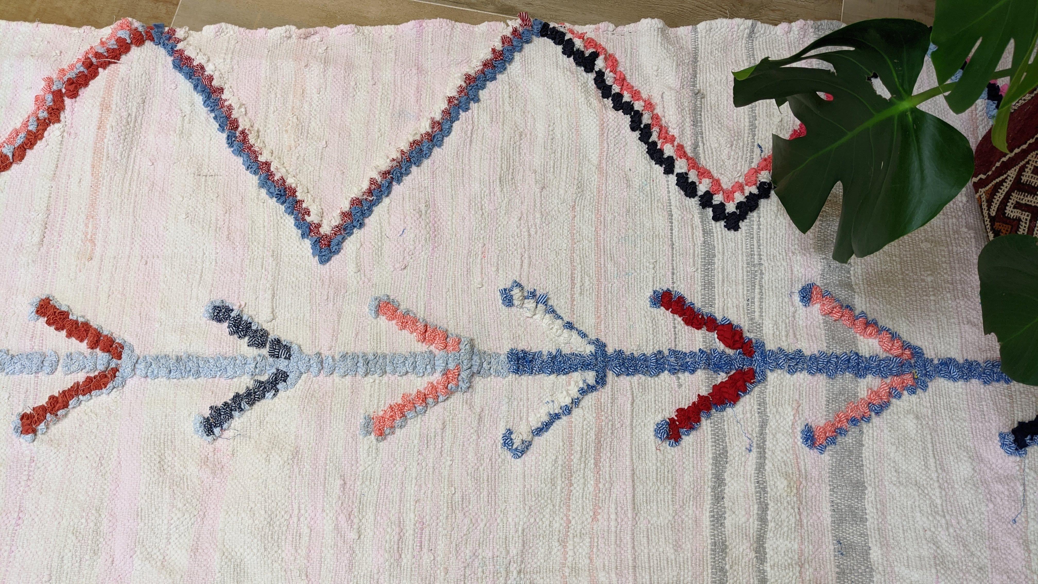 Large Boucherouite Rug, 290 x 180 cm || 9.51 x 5.91 feet - Image 7