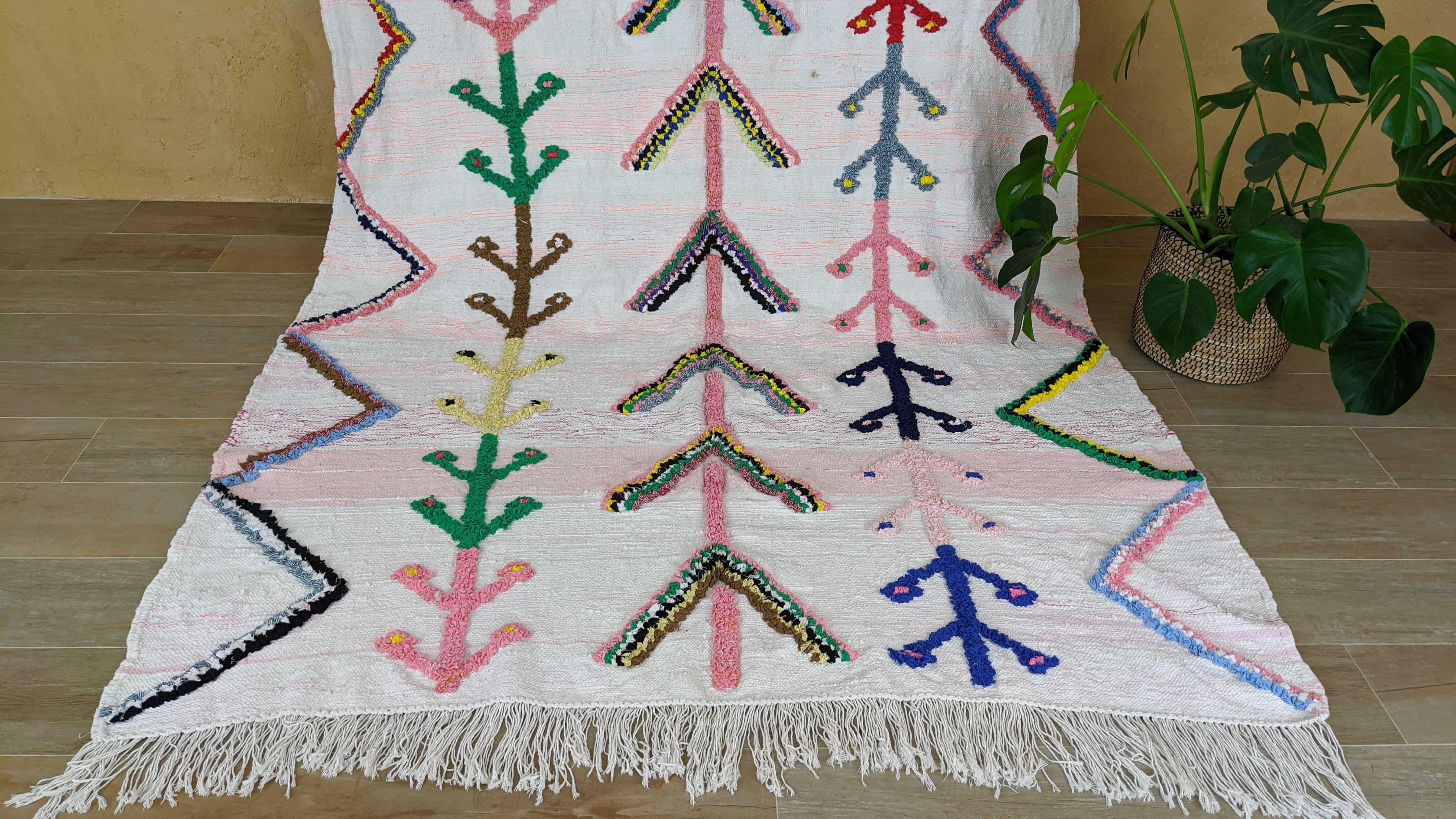 Large Boucherouite Rug, 300 x 180 cm || 9.84 x 5.91 feet - Image 6