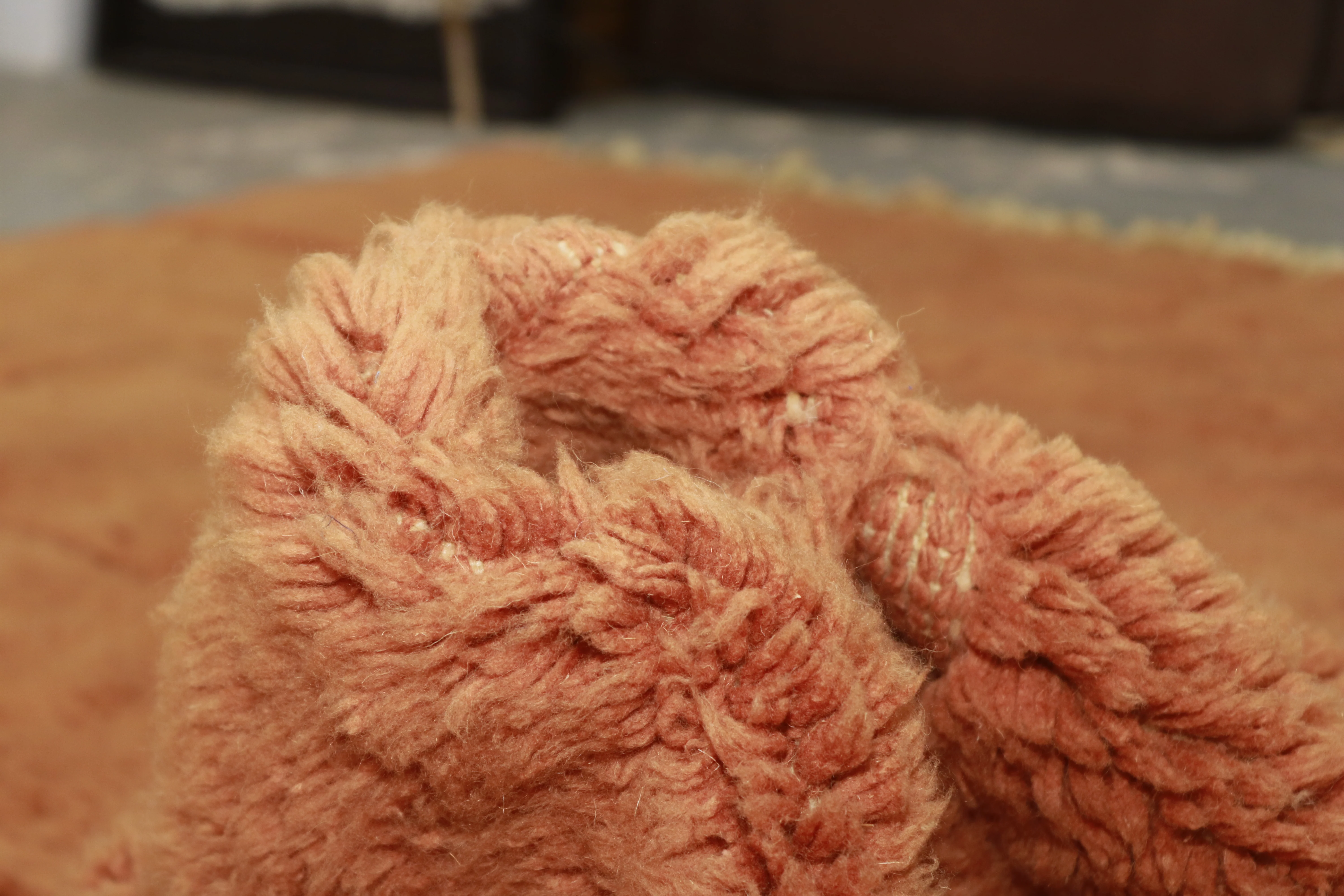 Large Mrirt Rug 330×310 cm – Luxury Terracotta Berber Wool Rug, GO-969 - Image 4
