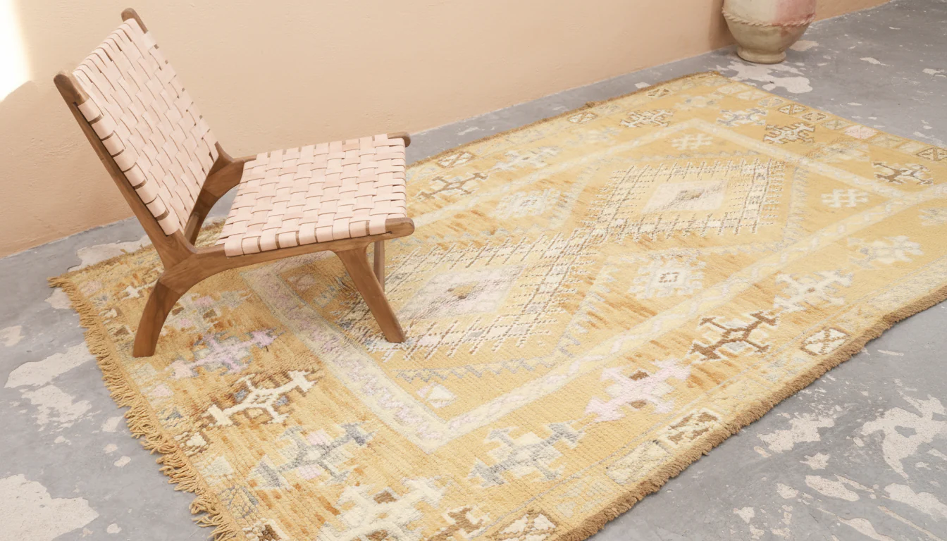 Vintage 1960s Handwoven Boujaad Rug, 300 x 175 cm, V-341 - Image 2