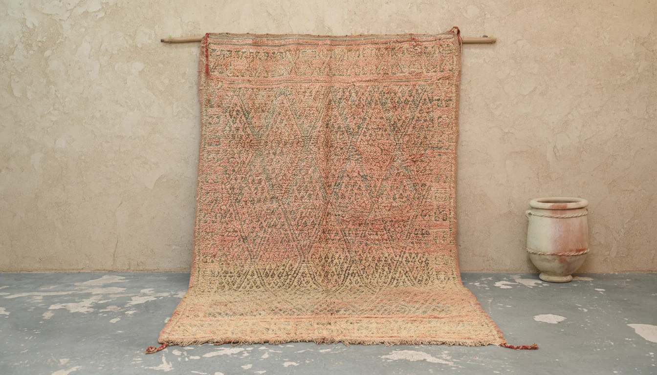 Vintage 1970s Beni M’Guild Rug, 300 x 200 cm, V-269