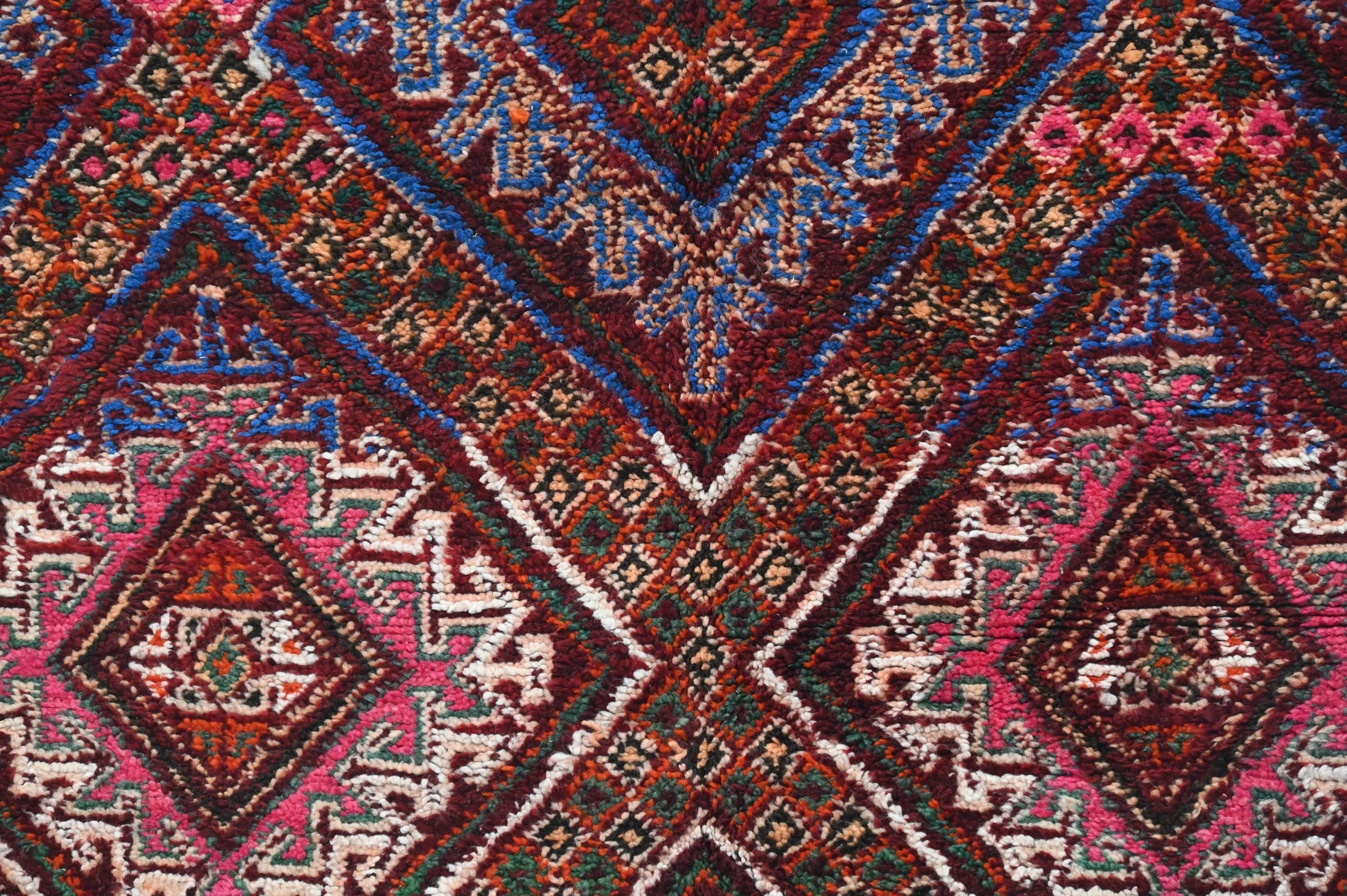 Vintage 1970s Beni M’Guild Rug, 320 x 195 cm, V-215 - Image 10