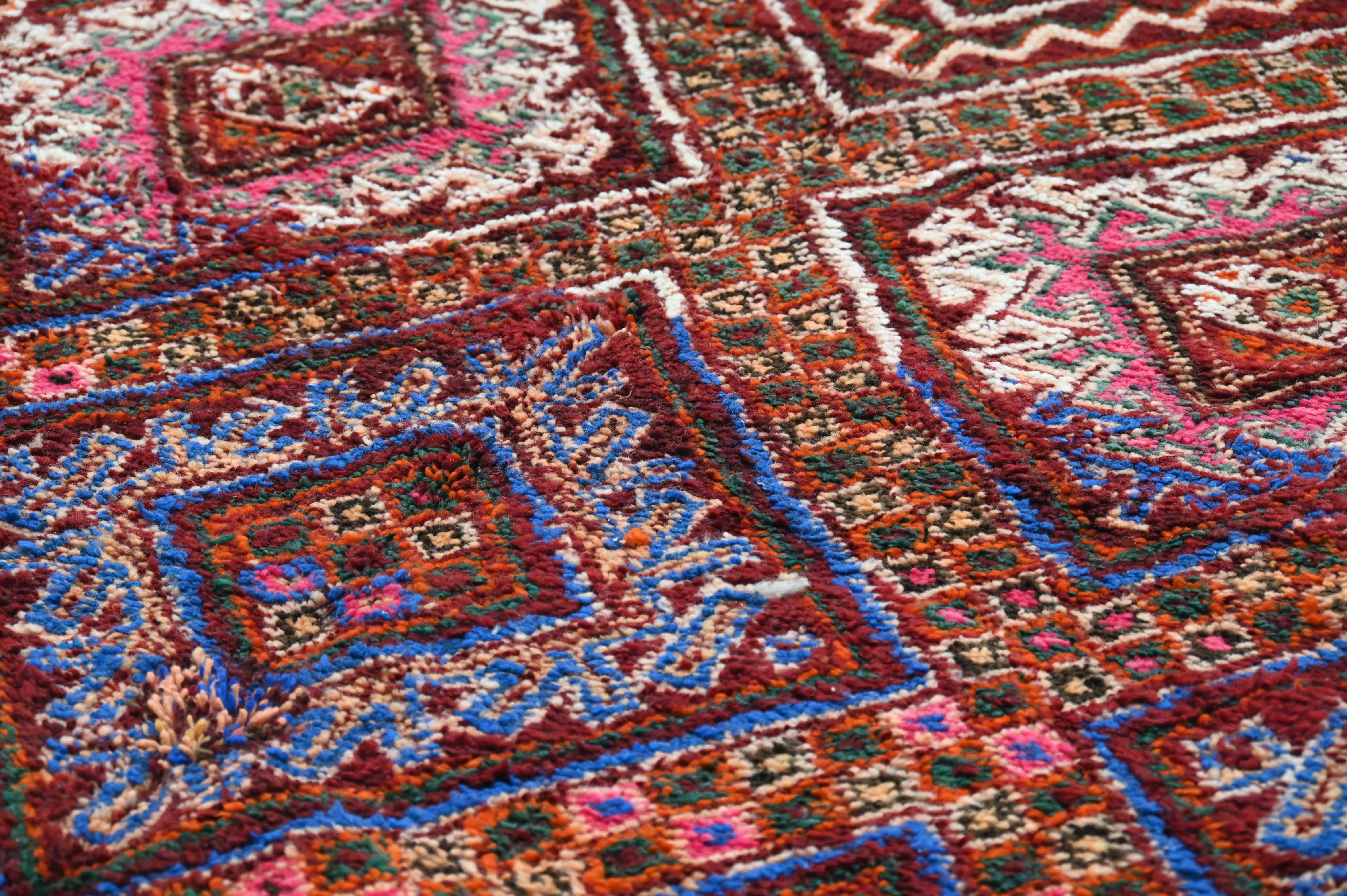 Vintage 1970s Beni M’Guild Rug, 320 x 195 cm, V-215 - Image 7