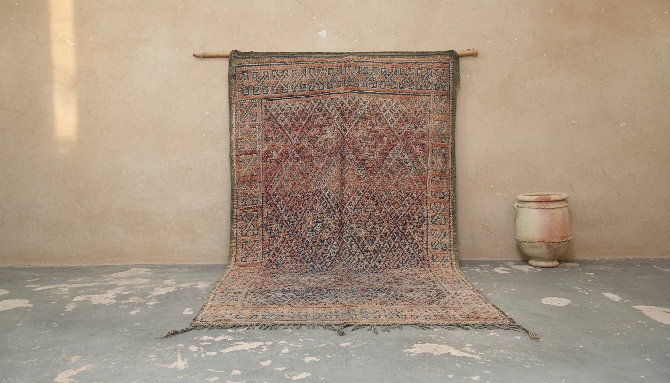 Vintage 1970s Beni M’Guild Rug, 335 x 200 cm, V-274