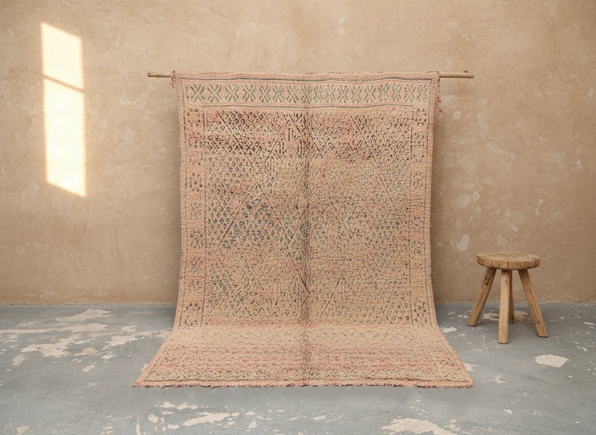 Vintage 1970s Beni M’Guild Rug, 340 x 185 cm, V-253