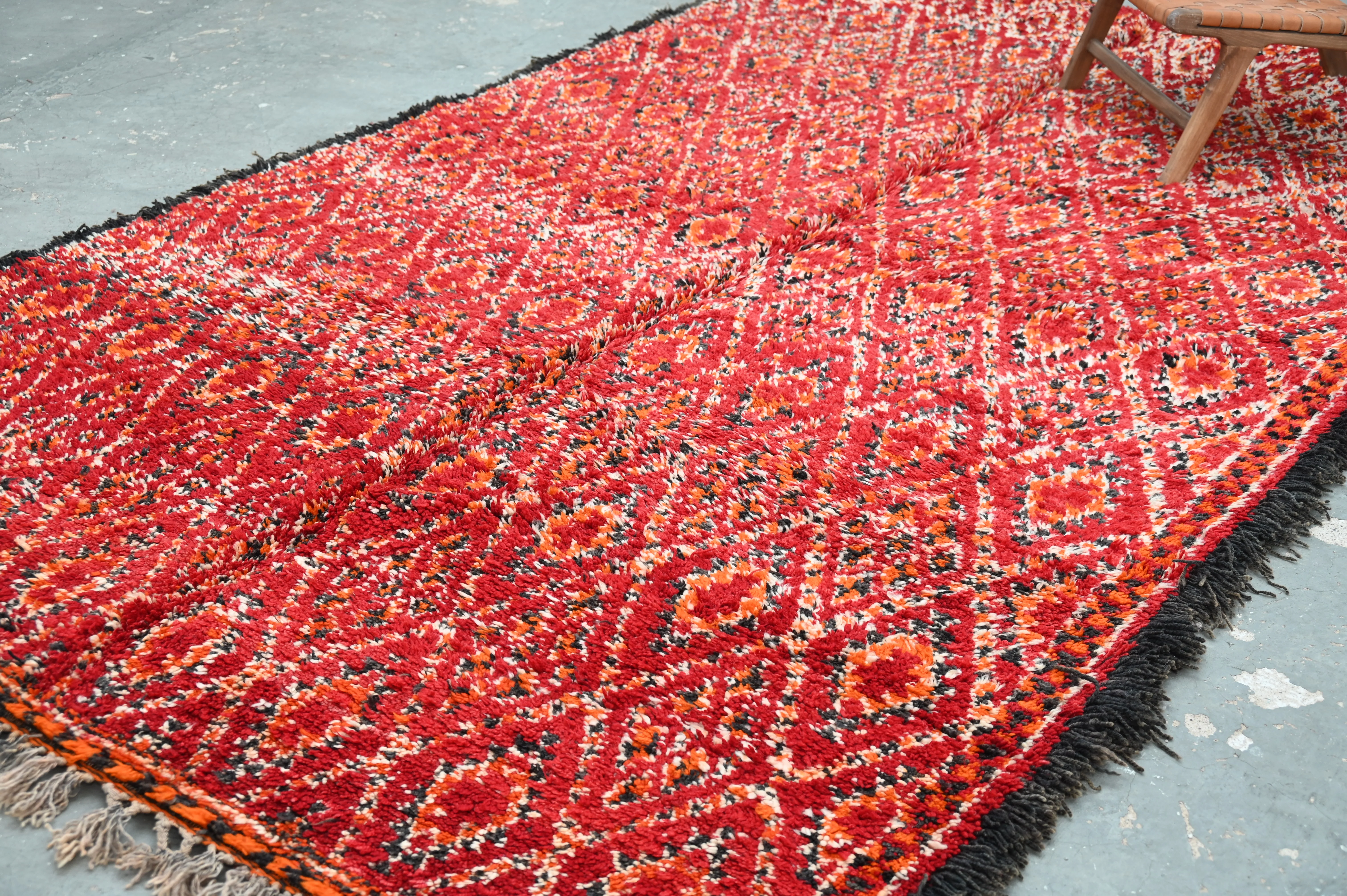 Vintage 1970s Beni M’Guild Rug, 355 x 220 cm, V-283 - Image 4
