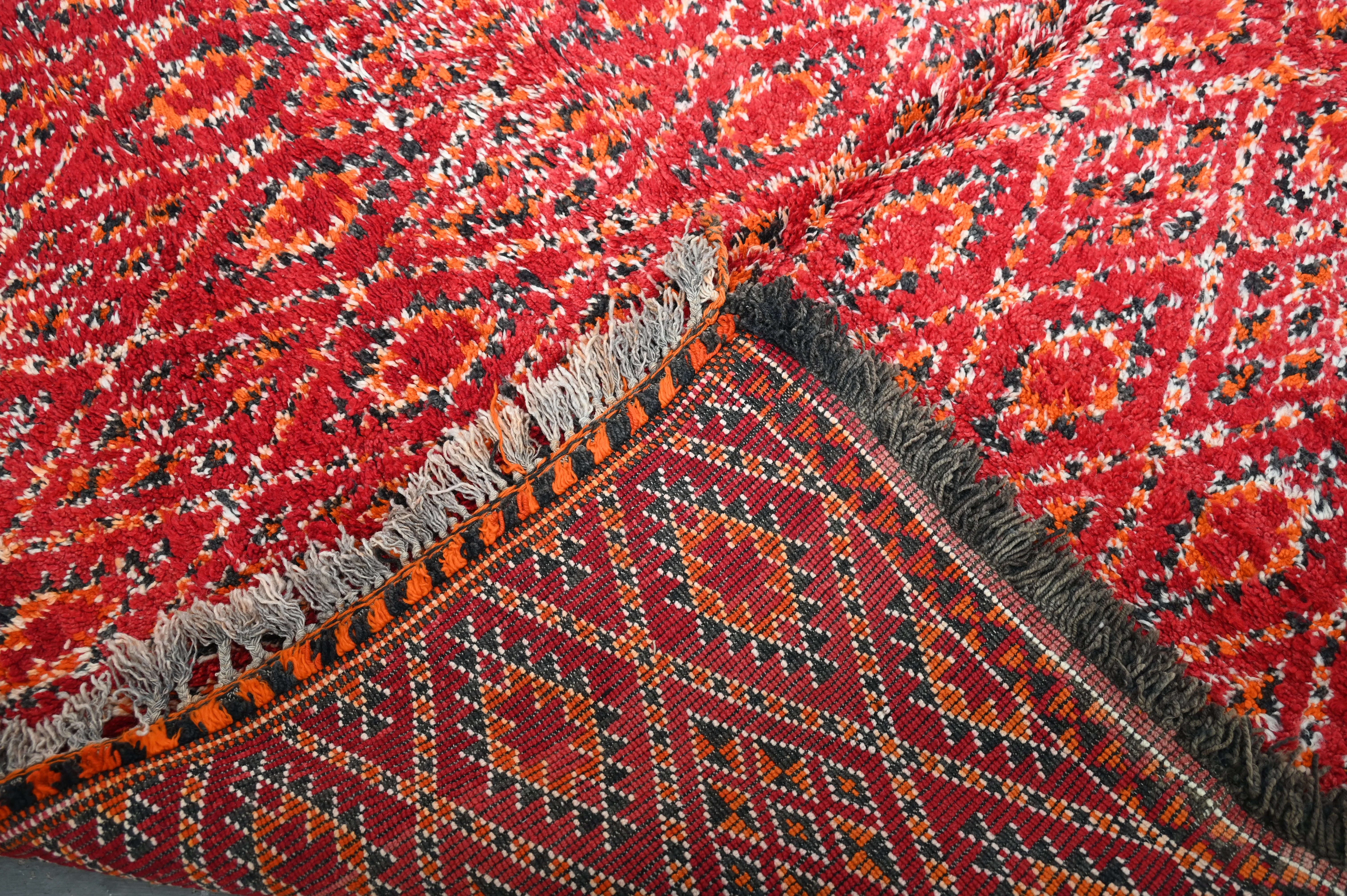 Vintage 1970s Beni M’Guild Rug, 355 x 220 cm, V-283 - Image 5