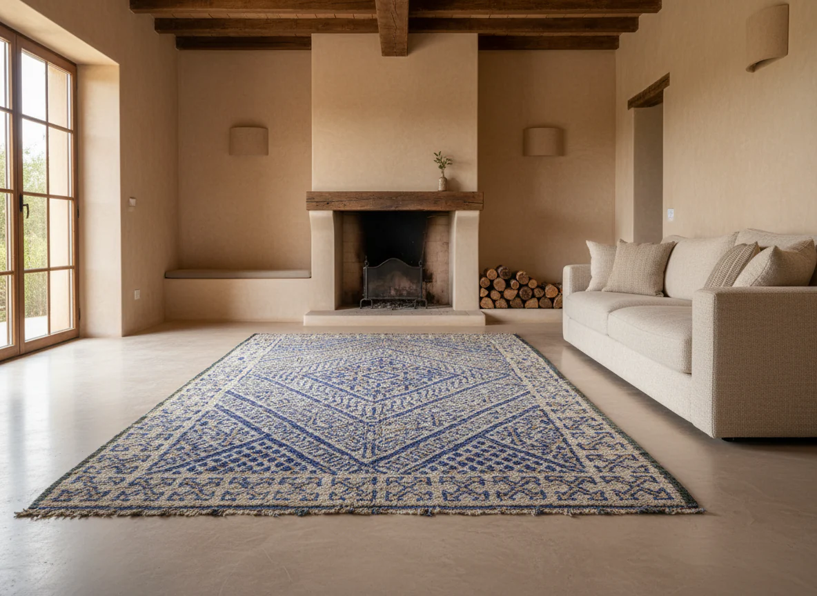 Vintage 1970s Beni M’Guild Rug, 360 x 185 cm, V-251 - Image 2