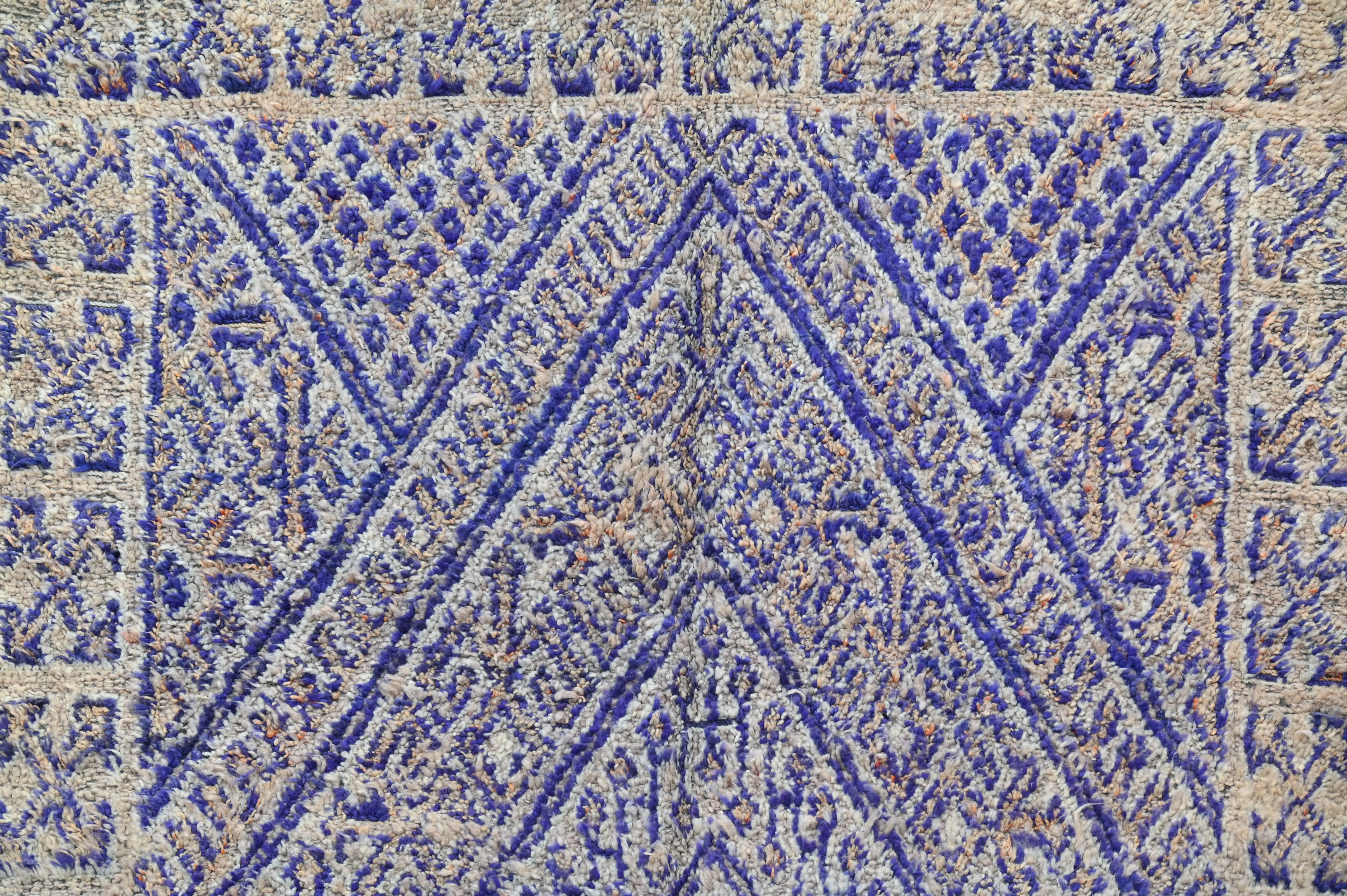 Vintage 1970s Beni M’Guild Rug, 360 x 185 cm, V-251 - Image 4
