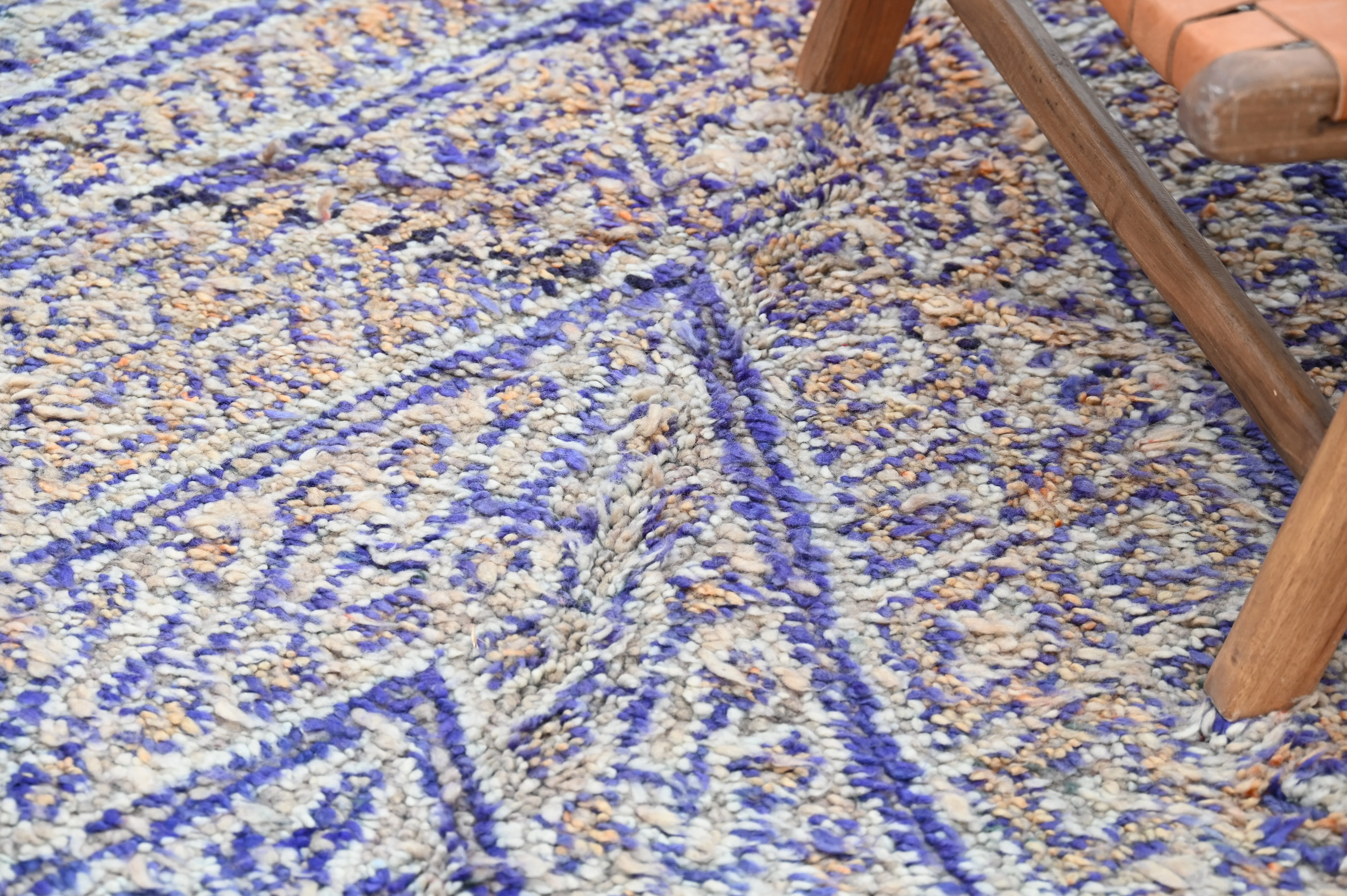 Vintage 1970s Beni M’Guild Rug, 360 x 185 cm, V-251 - Image 5