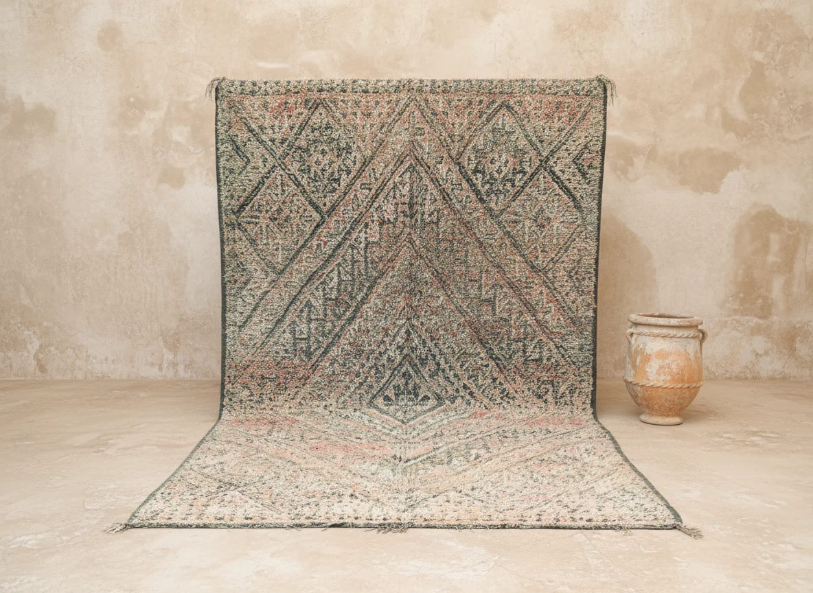 Vintage 1970s Beni M’Guild Rug, 375 x 205 cm, V-250