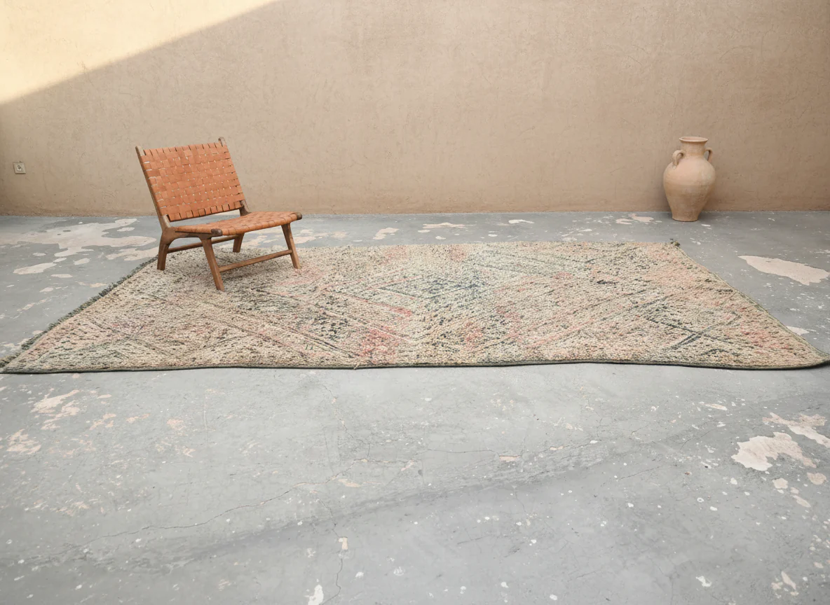 Vintage 1970s Beni M’Guild Rug, 375 x 205 cm, V-250 - Image 2