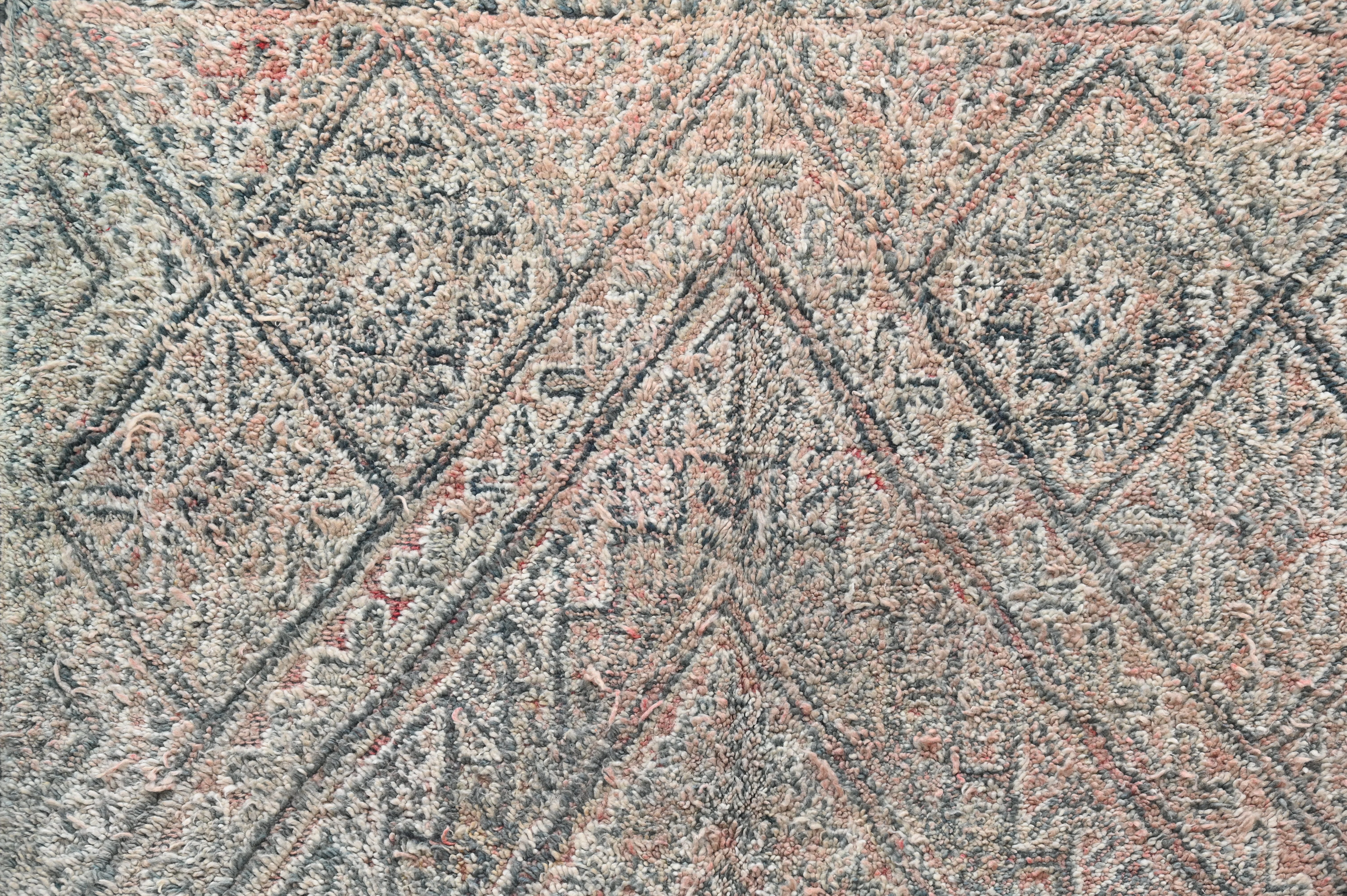 Vintage 1970s Beni M’Guild Rug, 375 x 205 cm, V-250 - Image 9