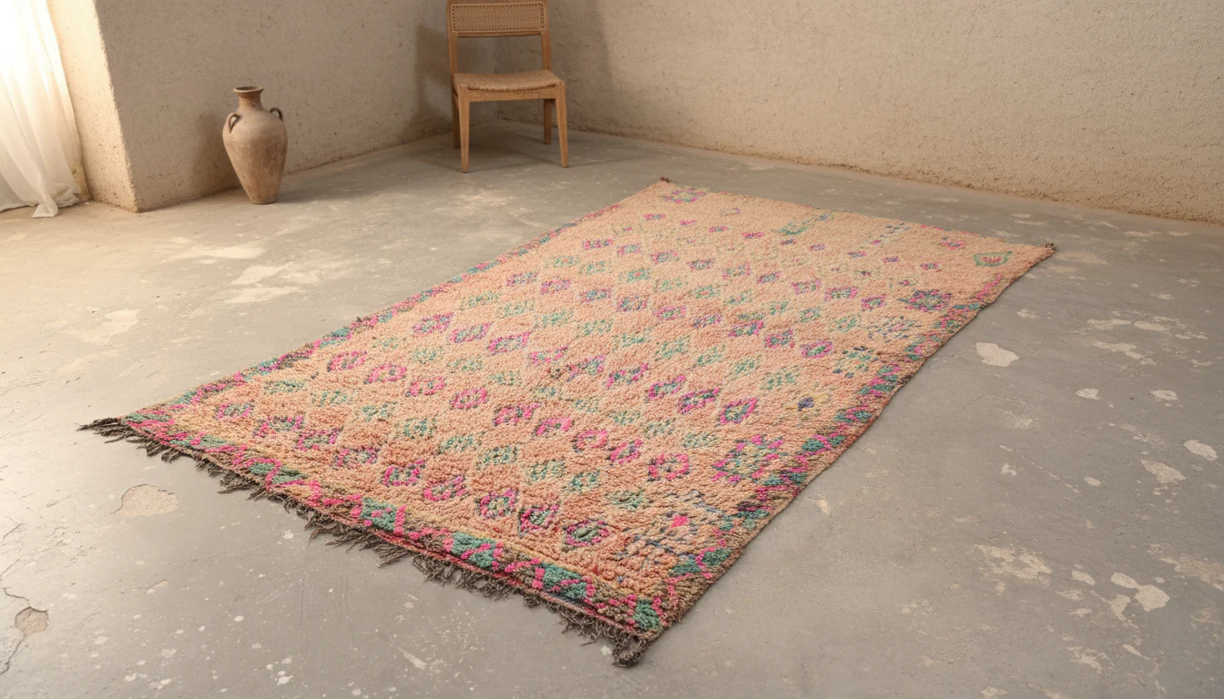 Vintage 1970s Boujaad Rug, 315 x 175 cm, V-173 - Image 3