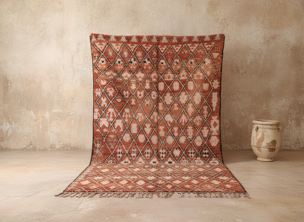 Vintage 1970s Boujaad Rug, 335 x 205 cm, V-257
