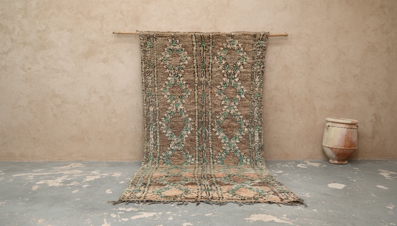 Vintage 1970s Boujaad Rug, 345 x 160 cm, V-260