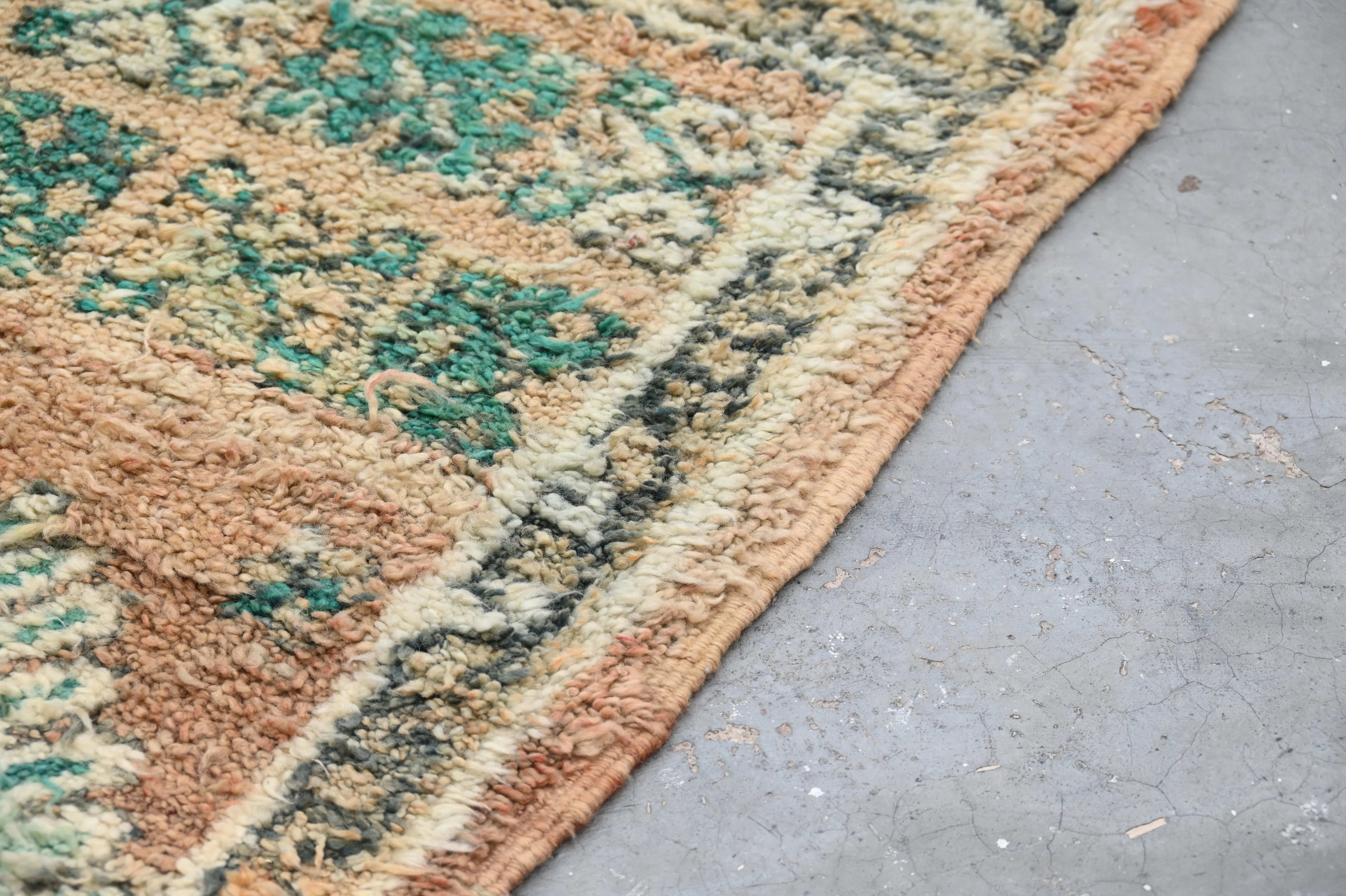 Vintage 1970s Boujaad Rug, 370 x 180 cm, V-202 - Image 9