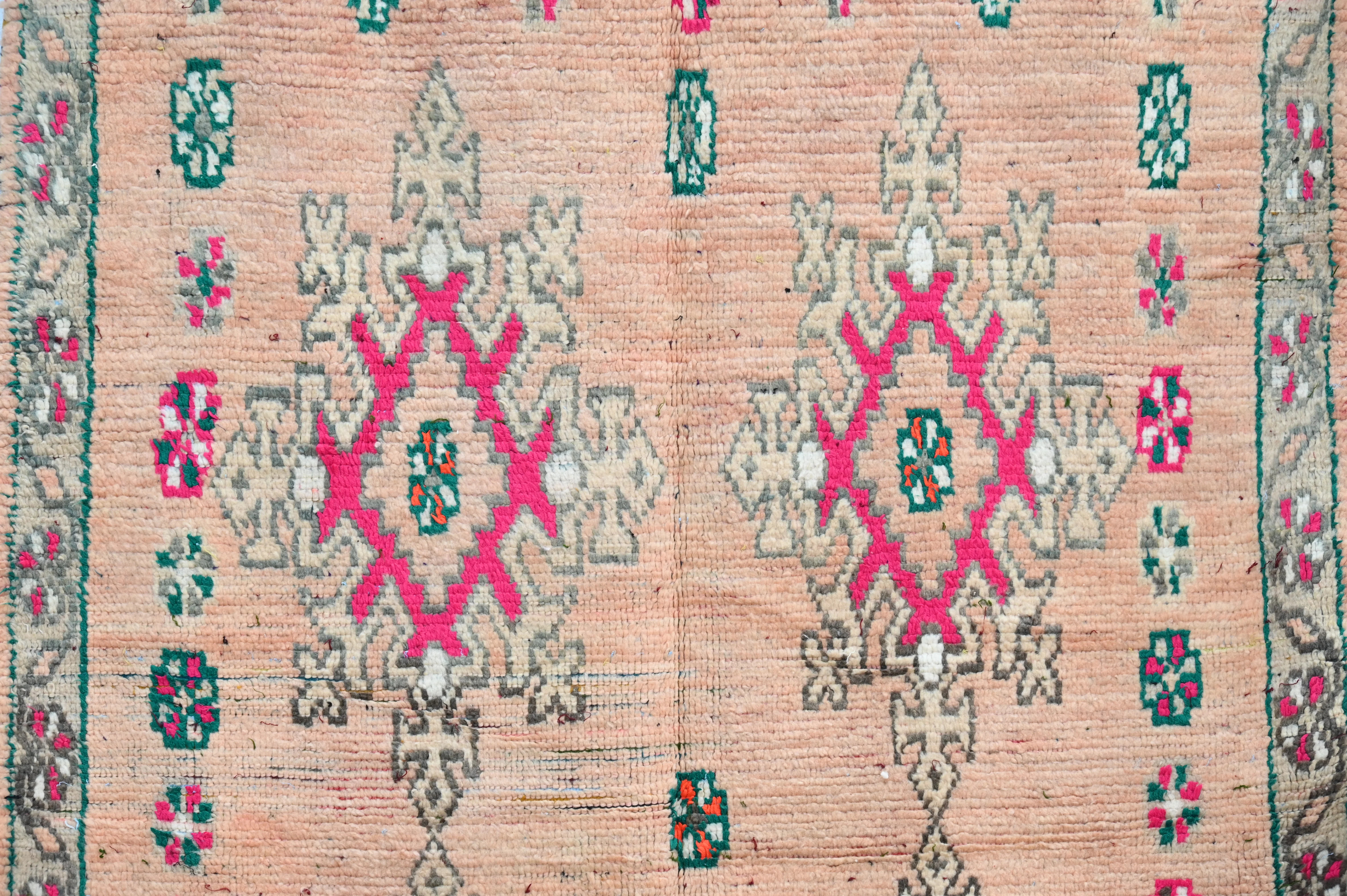 Vintage 1970s Handwoven Boujaad Rug, 240 x 155 cm, V-152 - Image 2